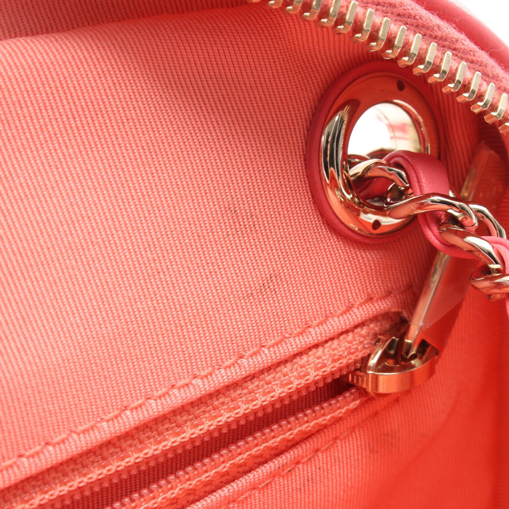 Chanel Chanel Coco Mark Chain Shoulder Bag Leather Pink Gold Hardware Bijou Size ONE SIZE - 9 Thumbnail