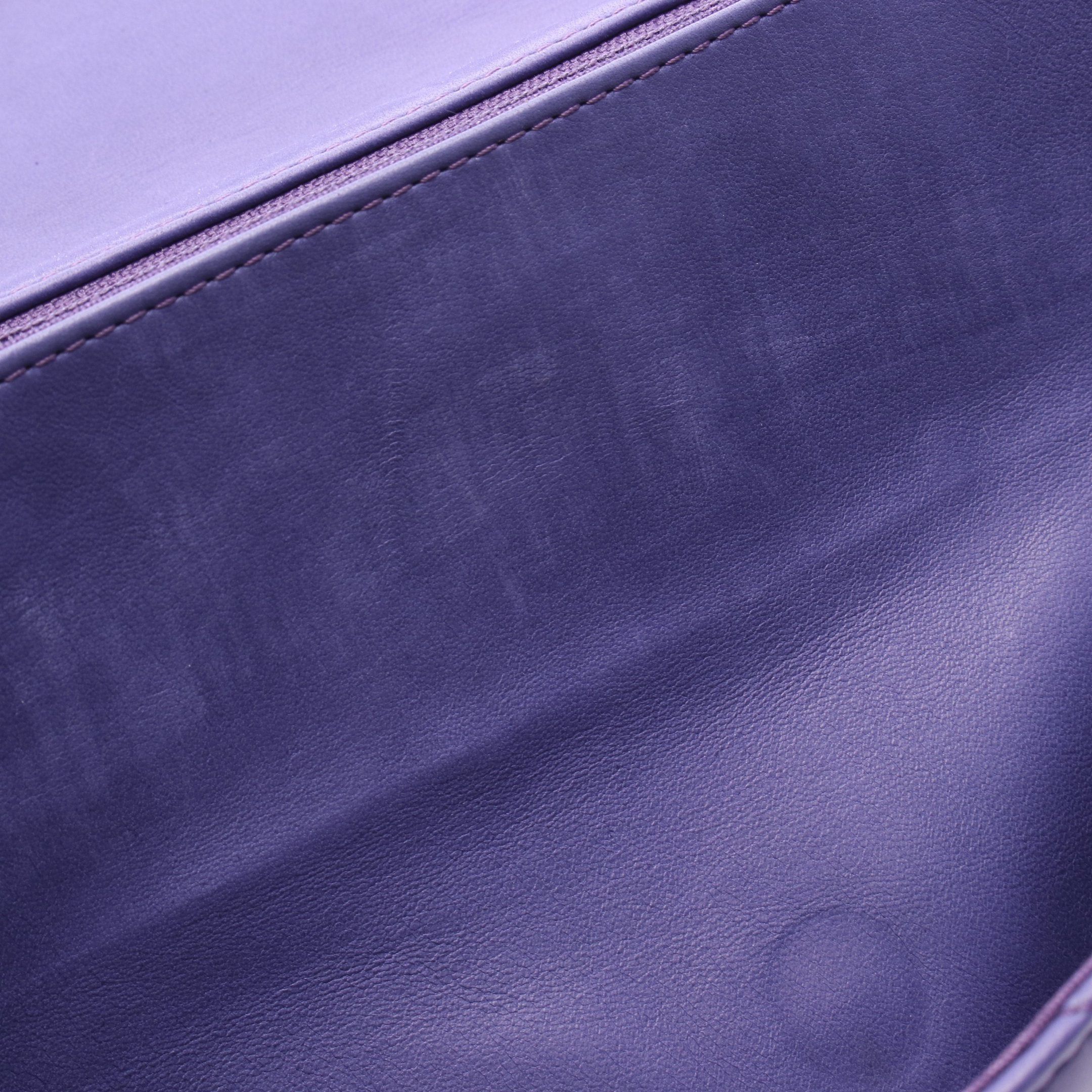 Chanel Chanel Chain Shoulder Bag Leather Purple Silver Hardware Size ONE SIZE - 8 Thumbnail