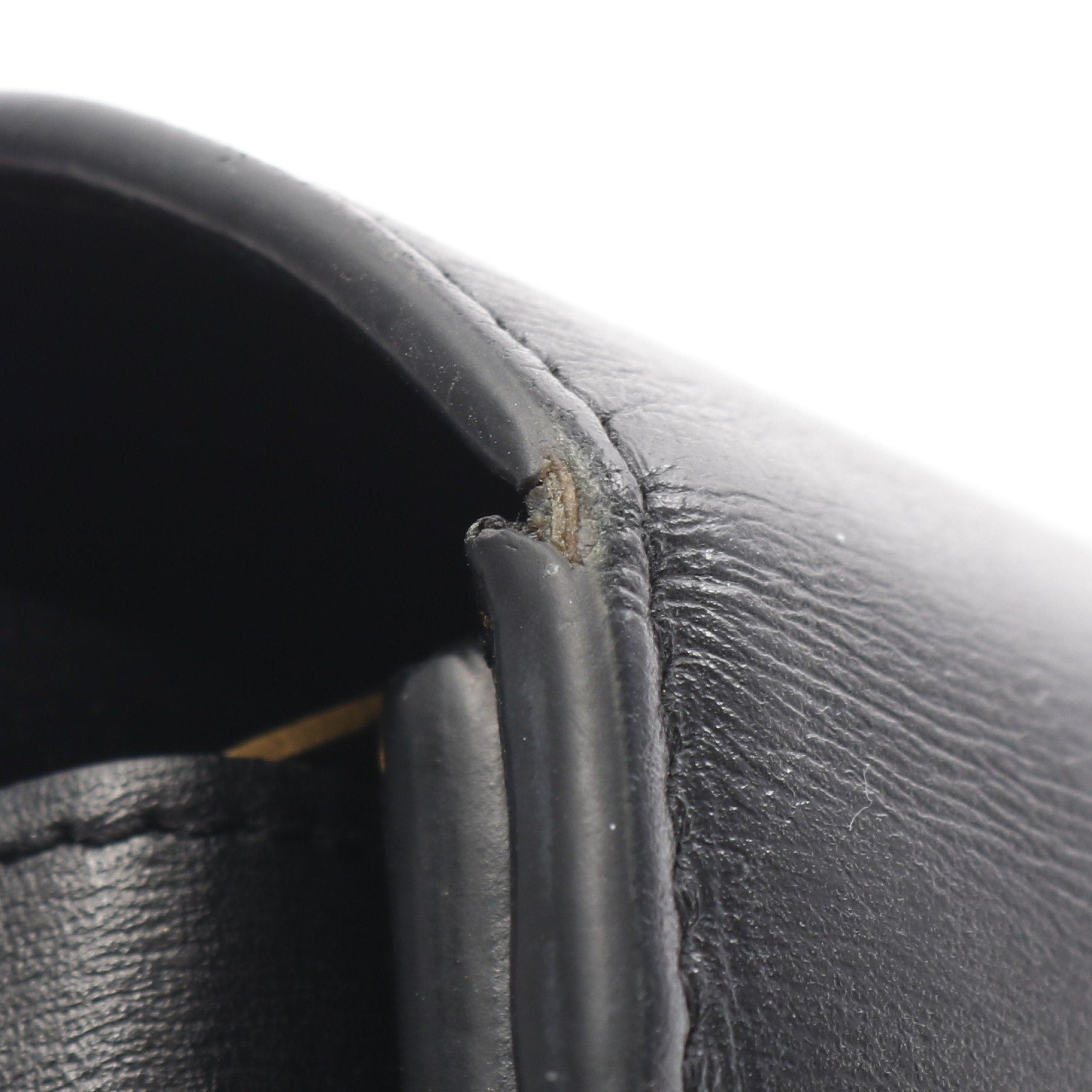 Yves Saint Laurent Yves Saint Laurent Sulpice Bi-Fold Long Wallet Leather Black Size ONE SIZE - 12 Thumbnail