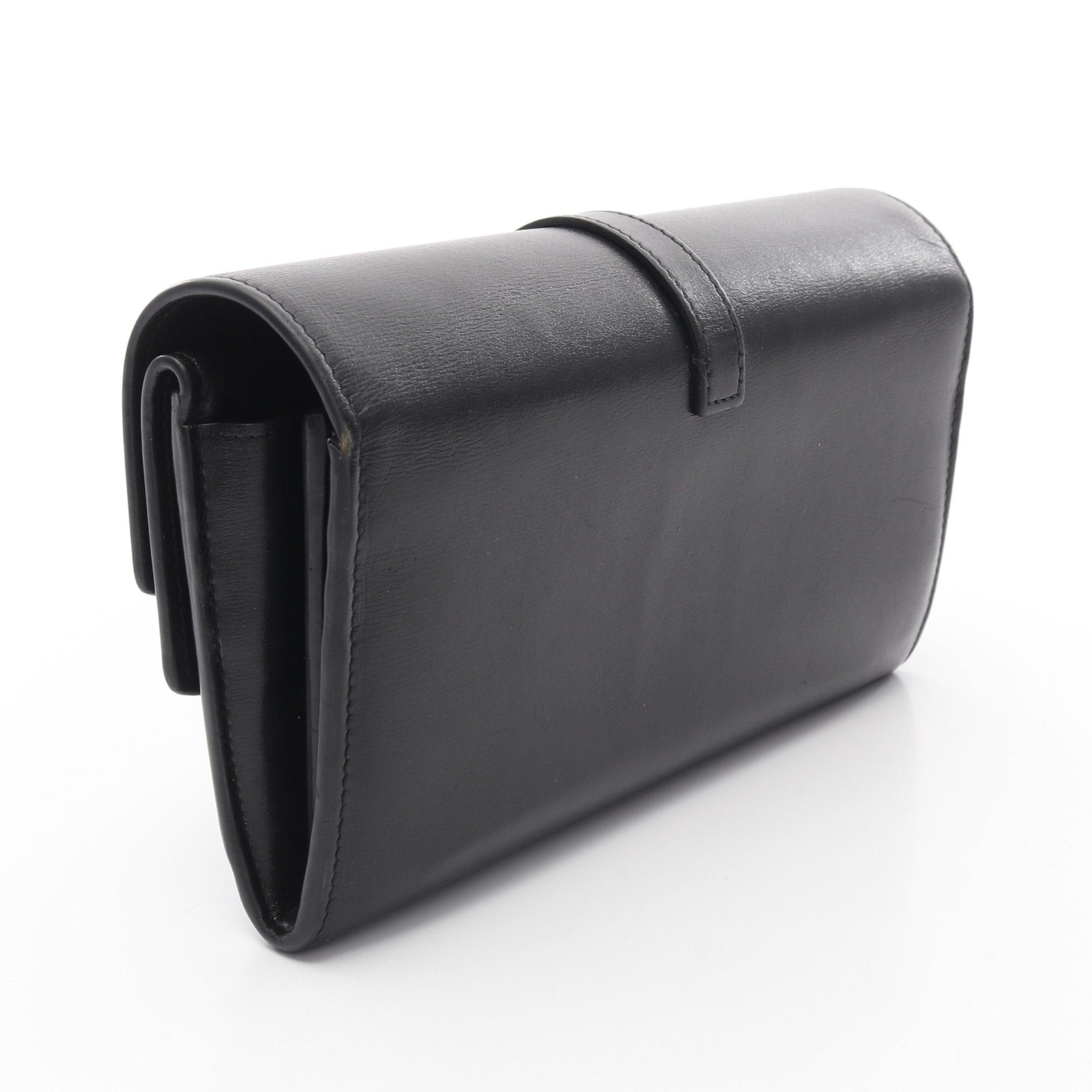 Yves Saint Laurent Yves Saint Laurent Sulpice Bi-Fold Long Wallet Leather Black Size ONE SIZE - 2 Thumbnail