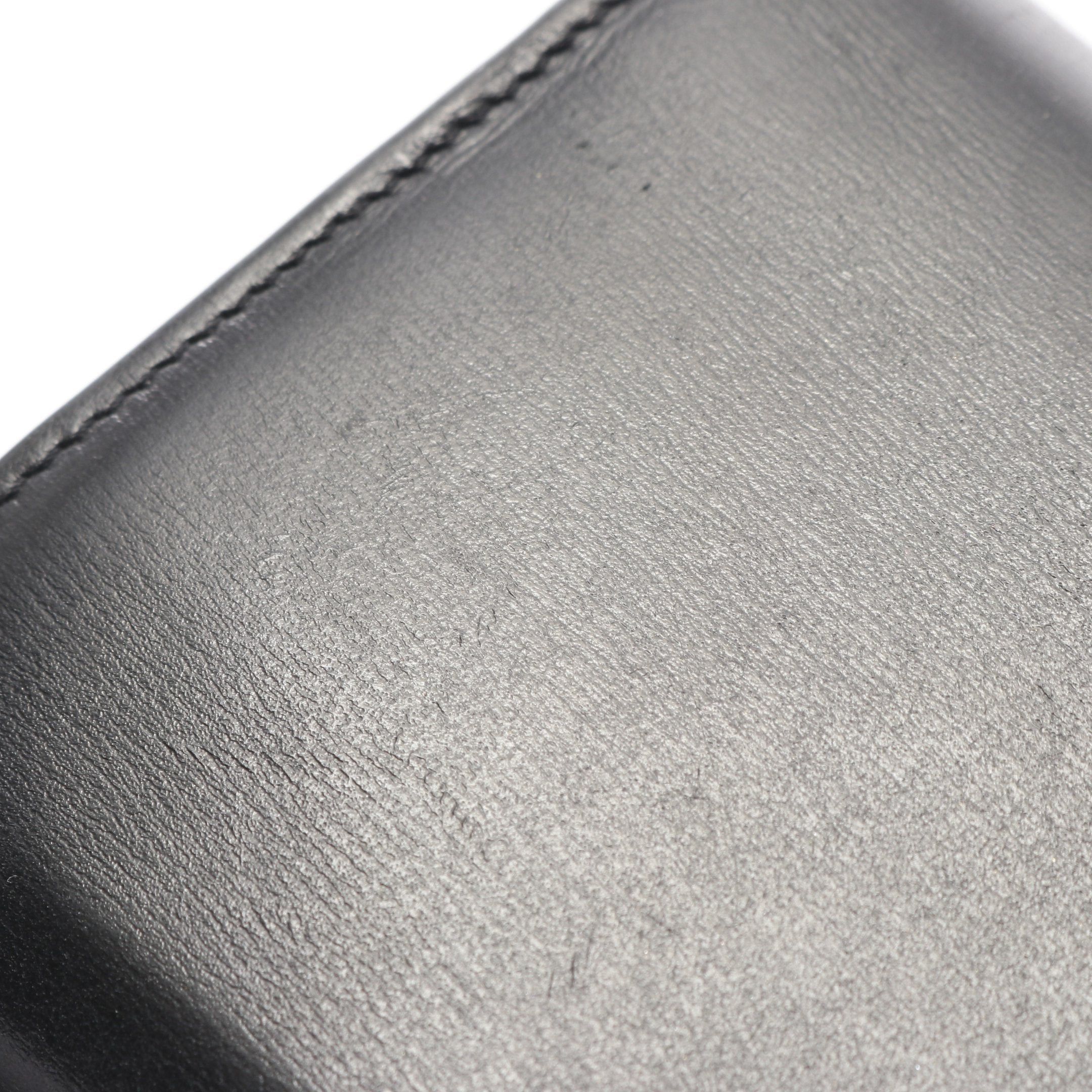 Yves Saint Laurent Yves Saint Laurent Sulpice Bi-Fold Long Wallet Leather Black Size ONE SIZE - 11 Thumbnail