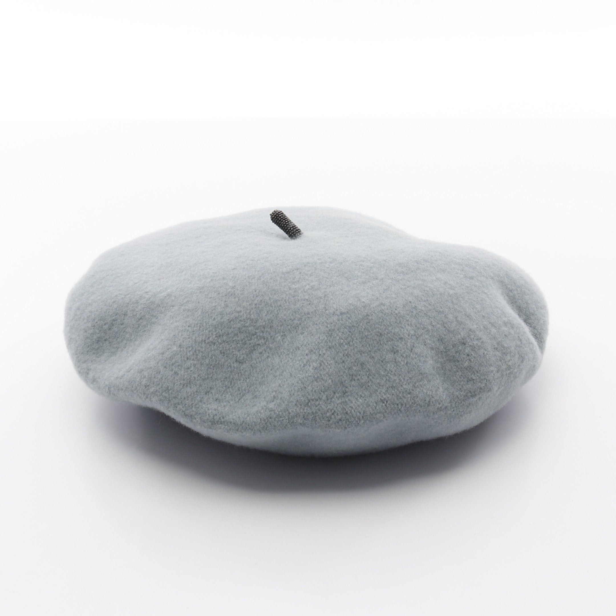 Brunello Cucinelli Brunello Cucinelli Beret Hat Wool Light Blue Size ONE SIZE - 2 Thumbnail
