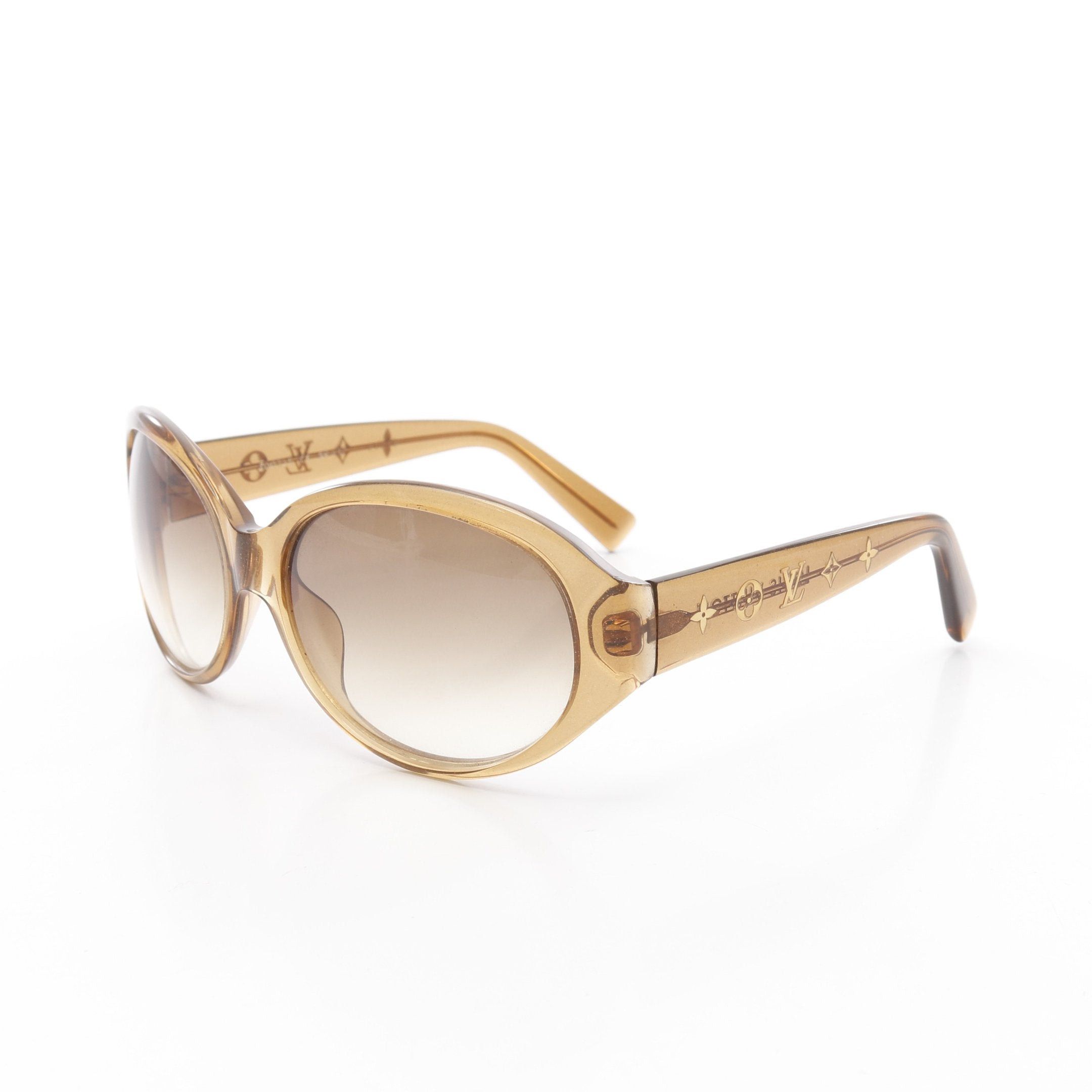 Louis Vuitton Louis Vuitton Opcession Ron Monogram Sunglasses Light Brown Gradient Lens Size ONE SIZE - 2 Thumbnail