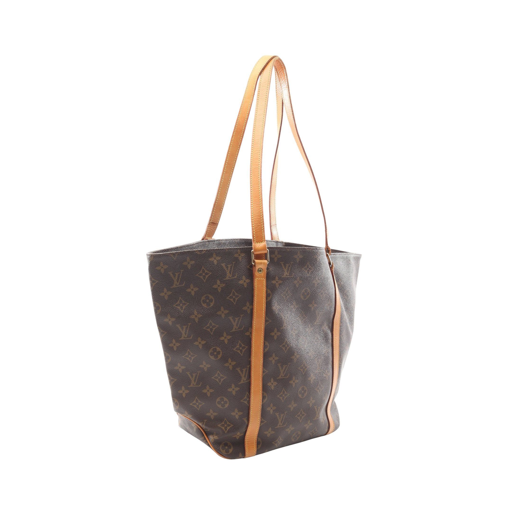 Louis Vuitton Louis Vuitton Sac Shopping Monogram Shoulder Bag Tote Leather Brown Size ONE SIZE - 2 Thumbnail