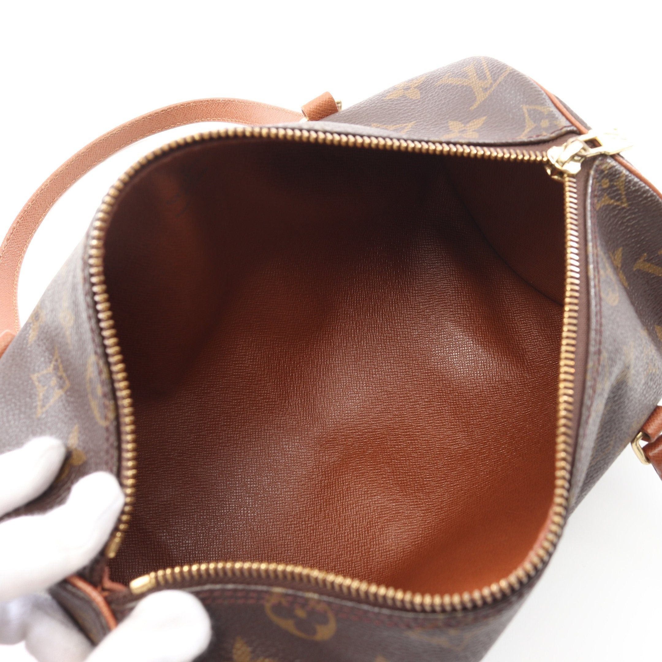 Louis Vuitton Louis Vuitton Papillon 26 Monogram Old Model Handbag Leather Brown Size ONE SIZE - 3 Thumbnail