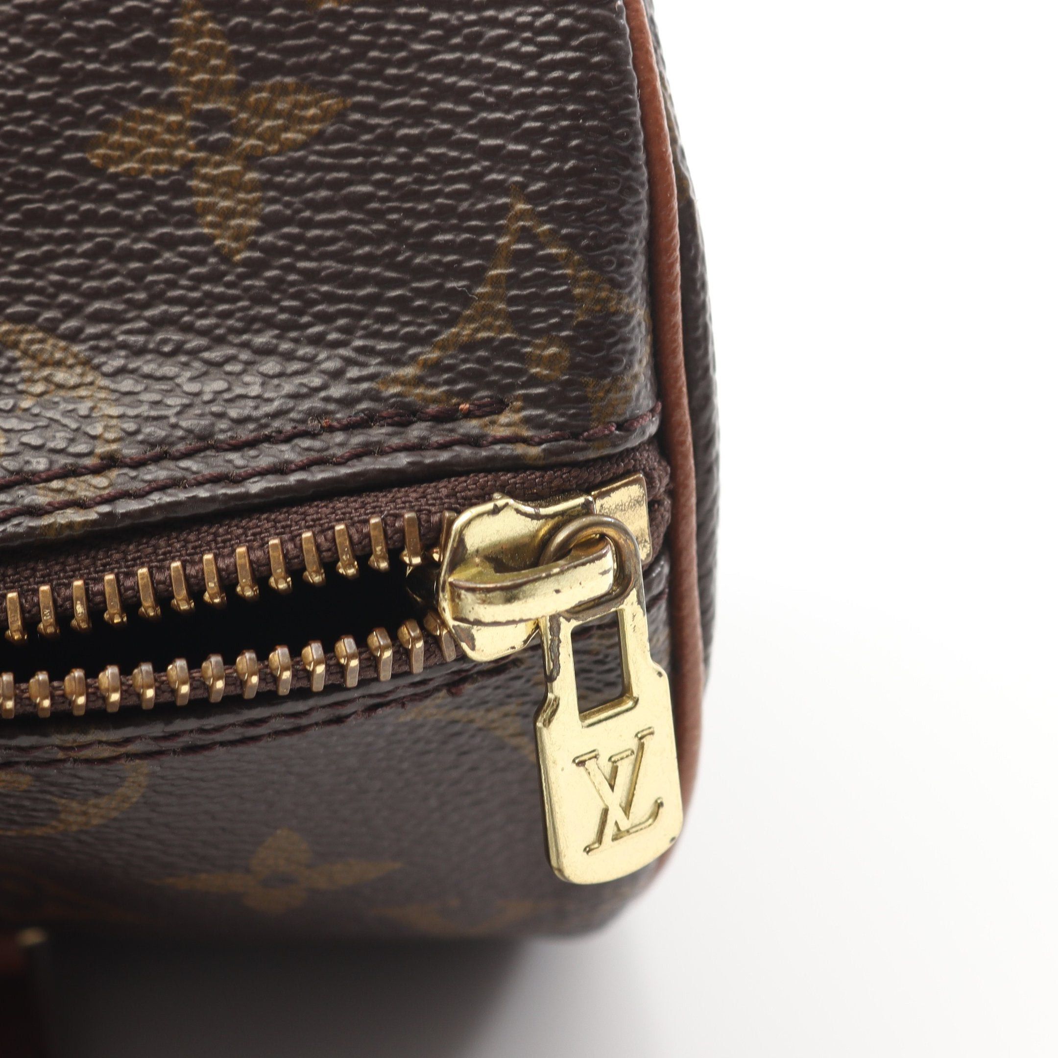 Louis Vuitton Louis Vuitton Papillon 26 Monogram Old Model Handbag Leather Brown Size ONE SIZE - 6 Thumbnail