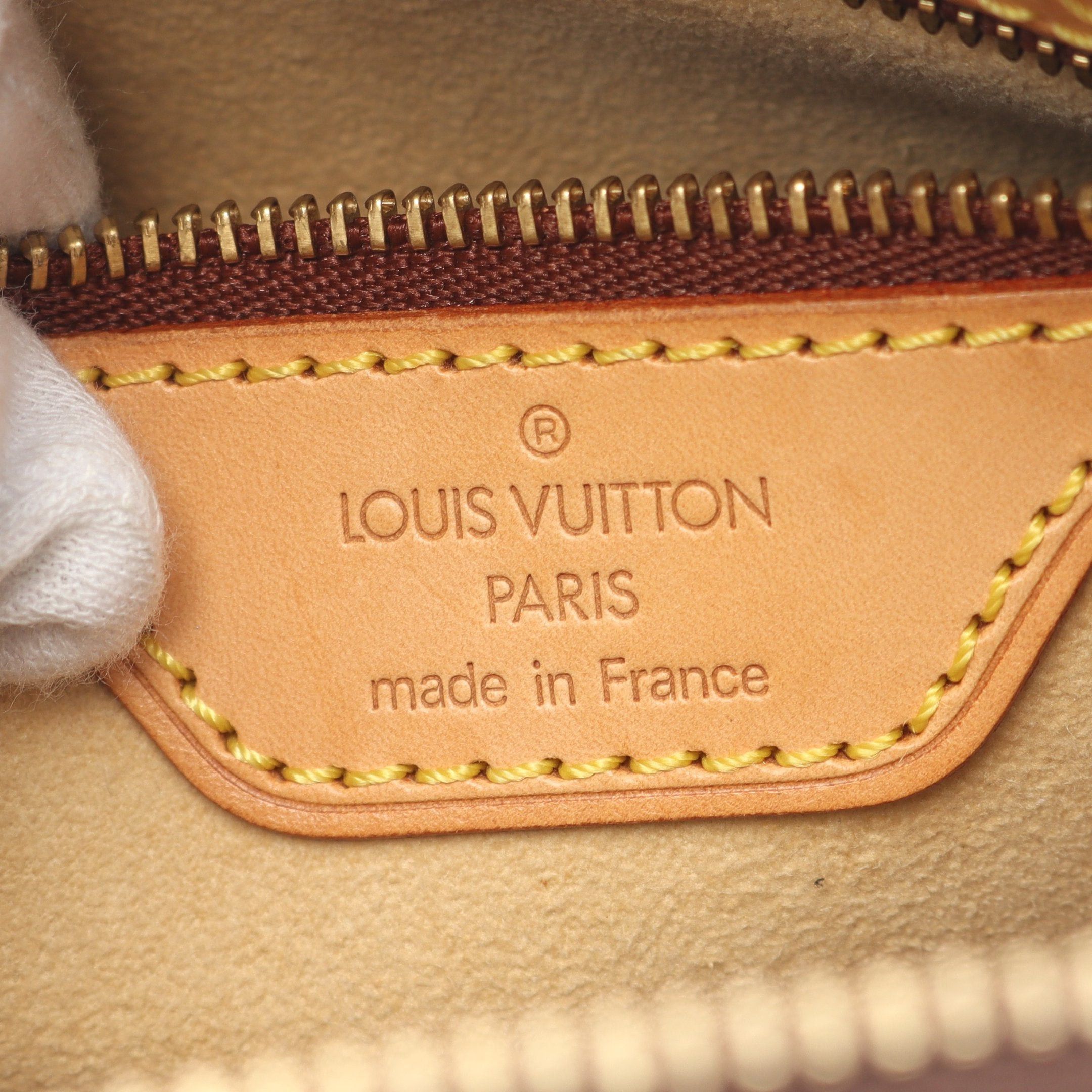 Louis Vuitton Louis Vuitton Looping Mm Monogram Shoulder Bag Leather Brown Size ONE SIZE - 4 Thumbnail