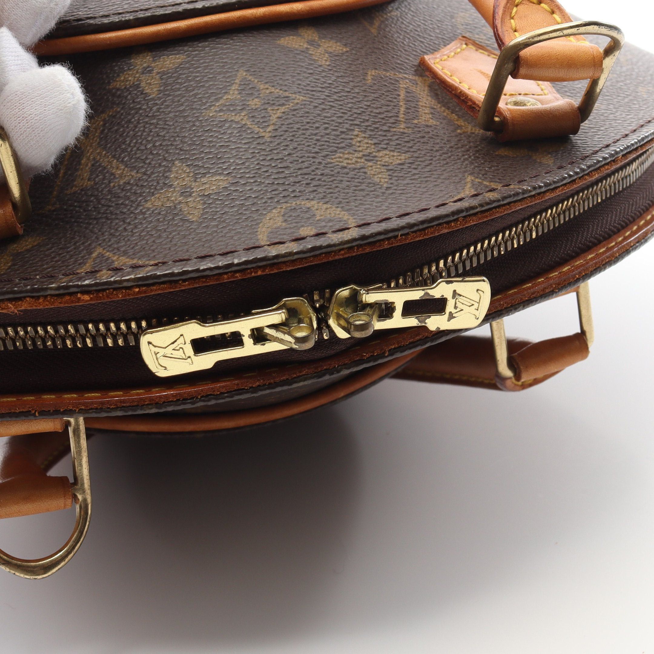 Louis Vuitton Louis Vuitton Ellipse Pm Monogram Handbag Leather Brown Size ONE SIZE - 6 Thumbnail