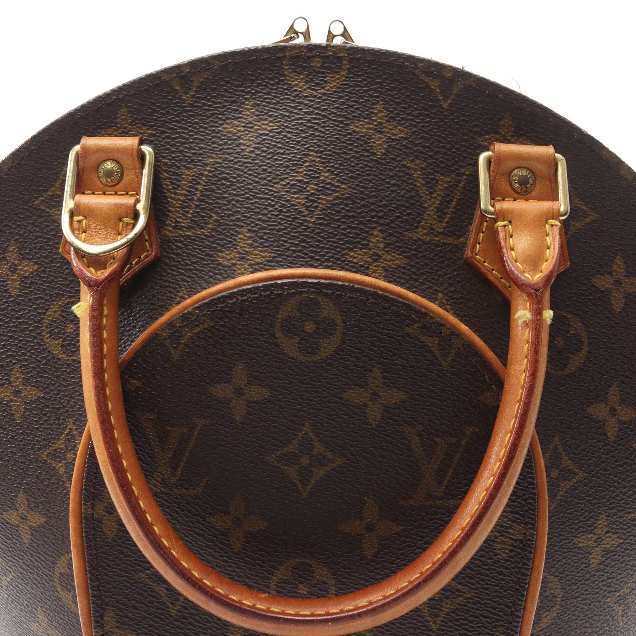 Louis Vuitton Louis Vuitton Ellipse Pm Monogram Handbag Leather Brown Size ONE SIZE - 7 Thumbnail