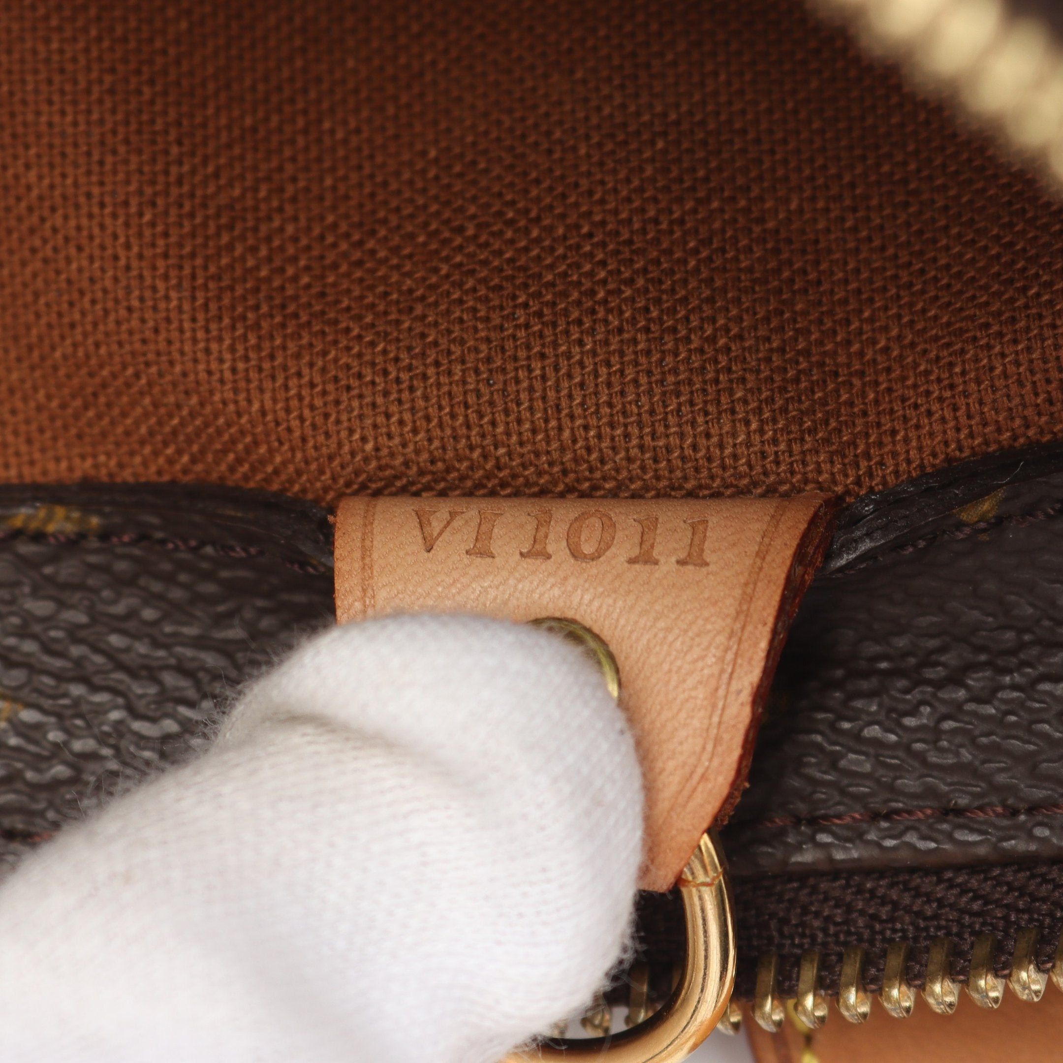 Louis Vuitton Louis Vuitton Cabas Piano Monogram Shoulder Bag Leather Brown Size ONE SIZE - 5 Thumbnail