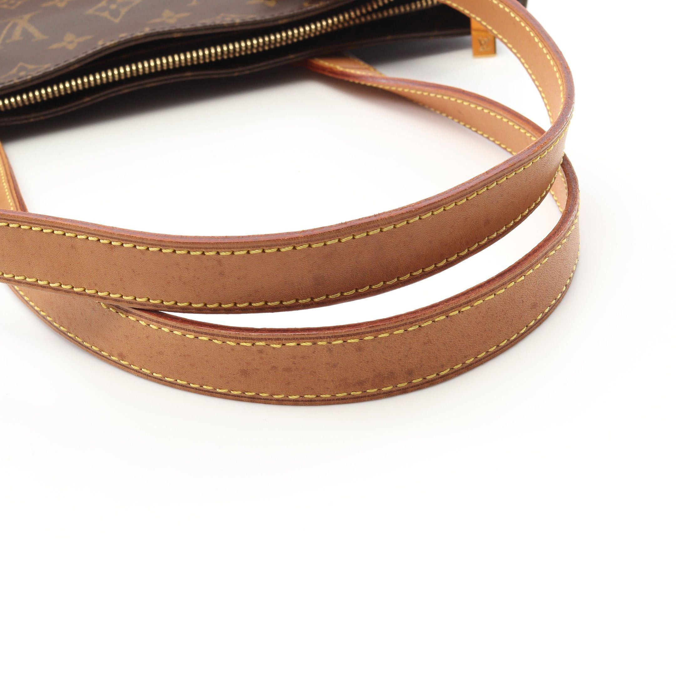 Louis Vuitton Louis Vuitton Cabas Piano Monogram Shoulder Bag Leather Brown Size ONE SIZE - 11 Thumbnail