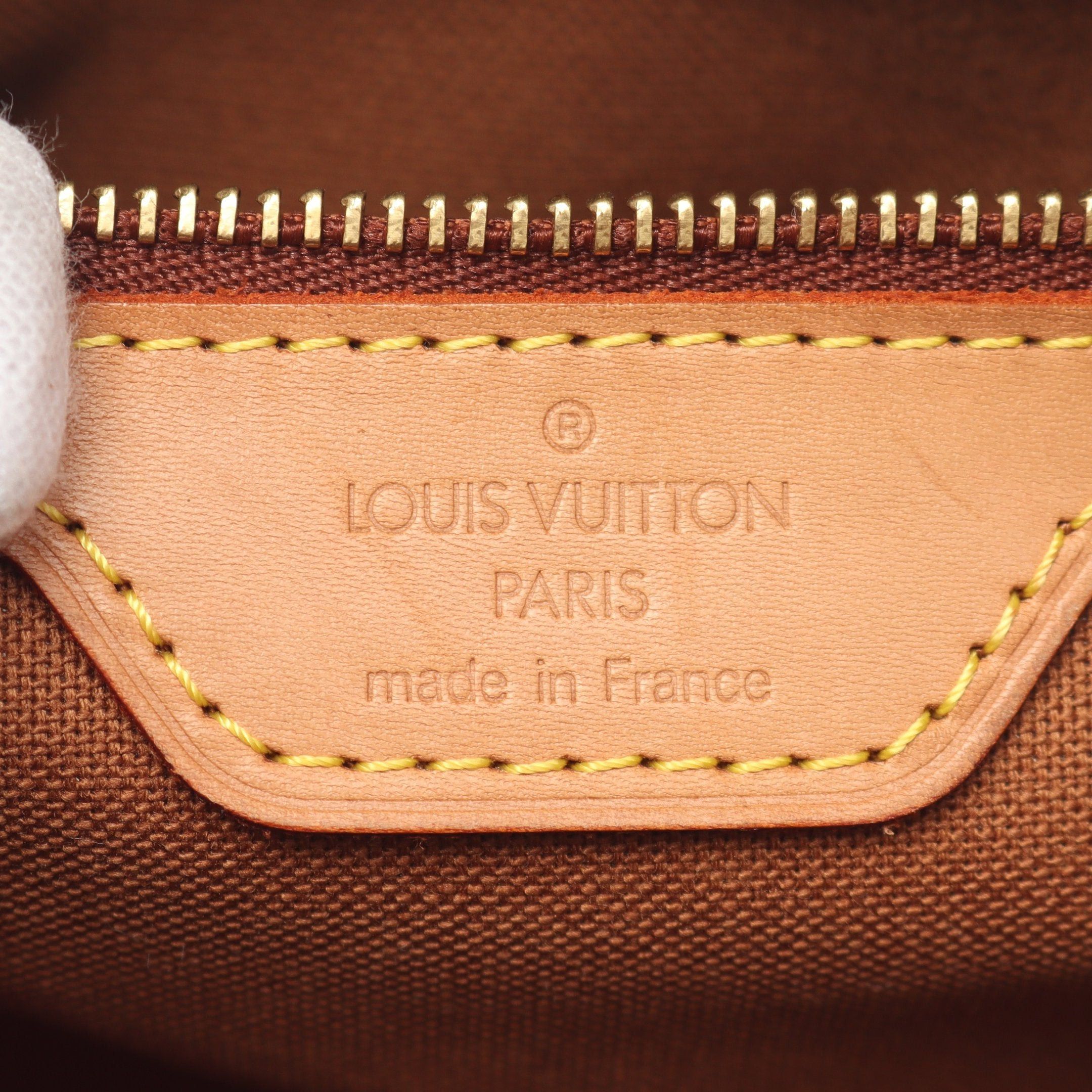 Louis Vuitton Louis Vuitton Cabas Piano Monogram Shoulder Bag Leather Brown Size ONE SIZE - 4 Thumbnail