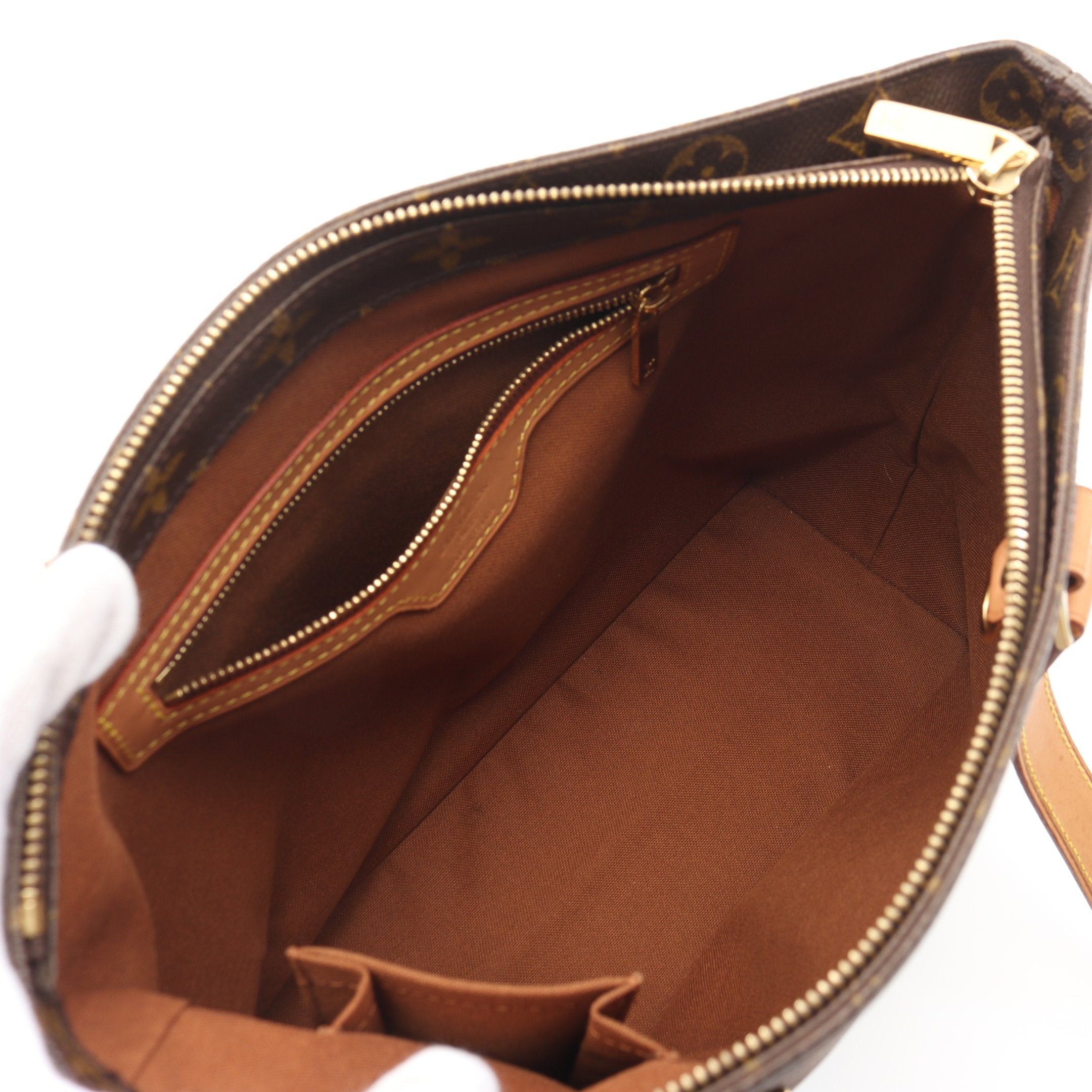 Louis Vuitton Louis Vuitton Cabas Piano Monogram Shoulder Bag Leather Brown Size ONE SIZE - 3 Thumbnail