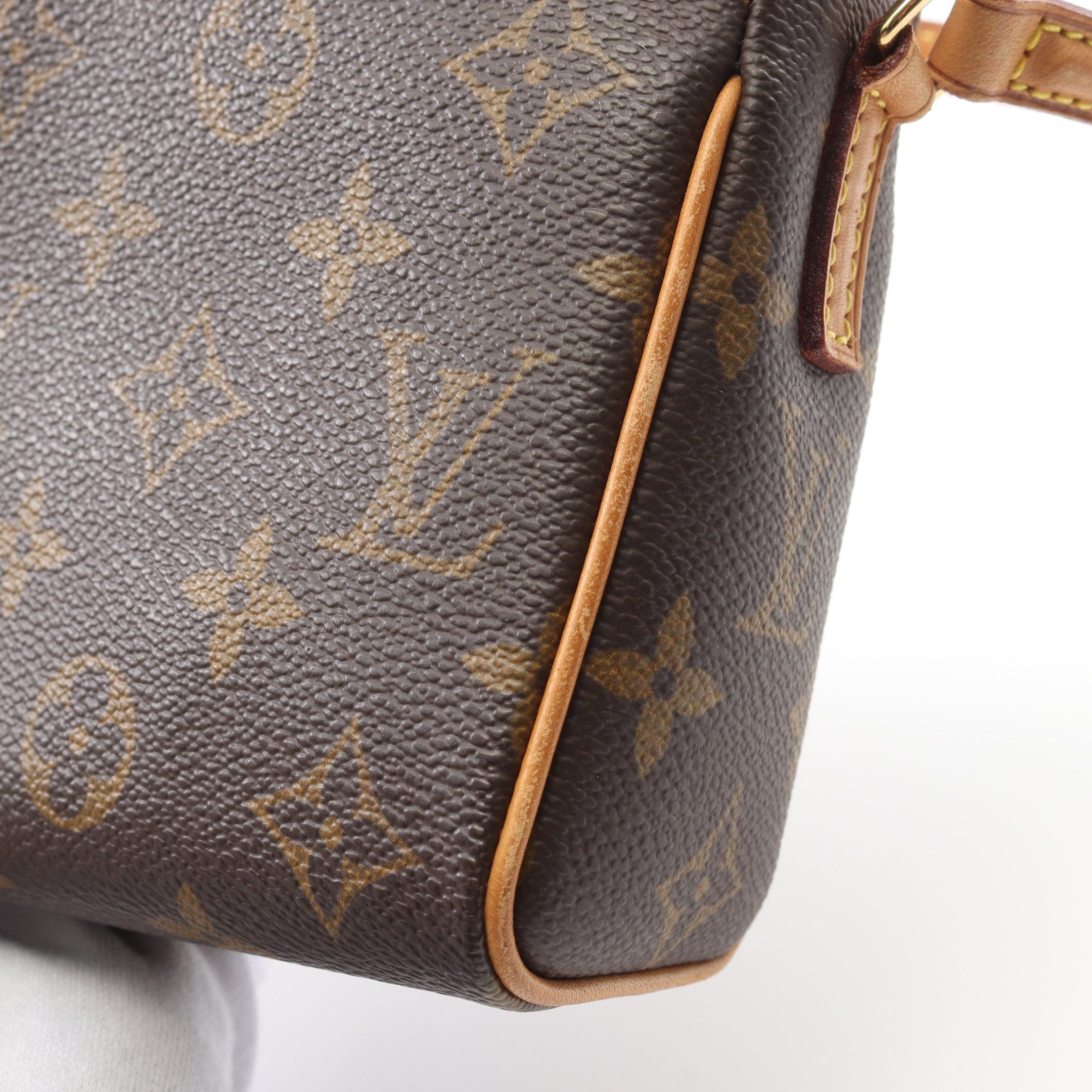 Louis Vuitton Louis Vuitton Recital Monogram Handbag Leather Brown Size ONE SIZE - 7 Thumbnail