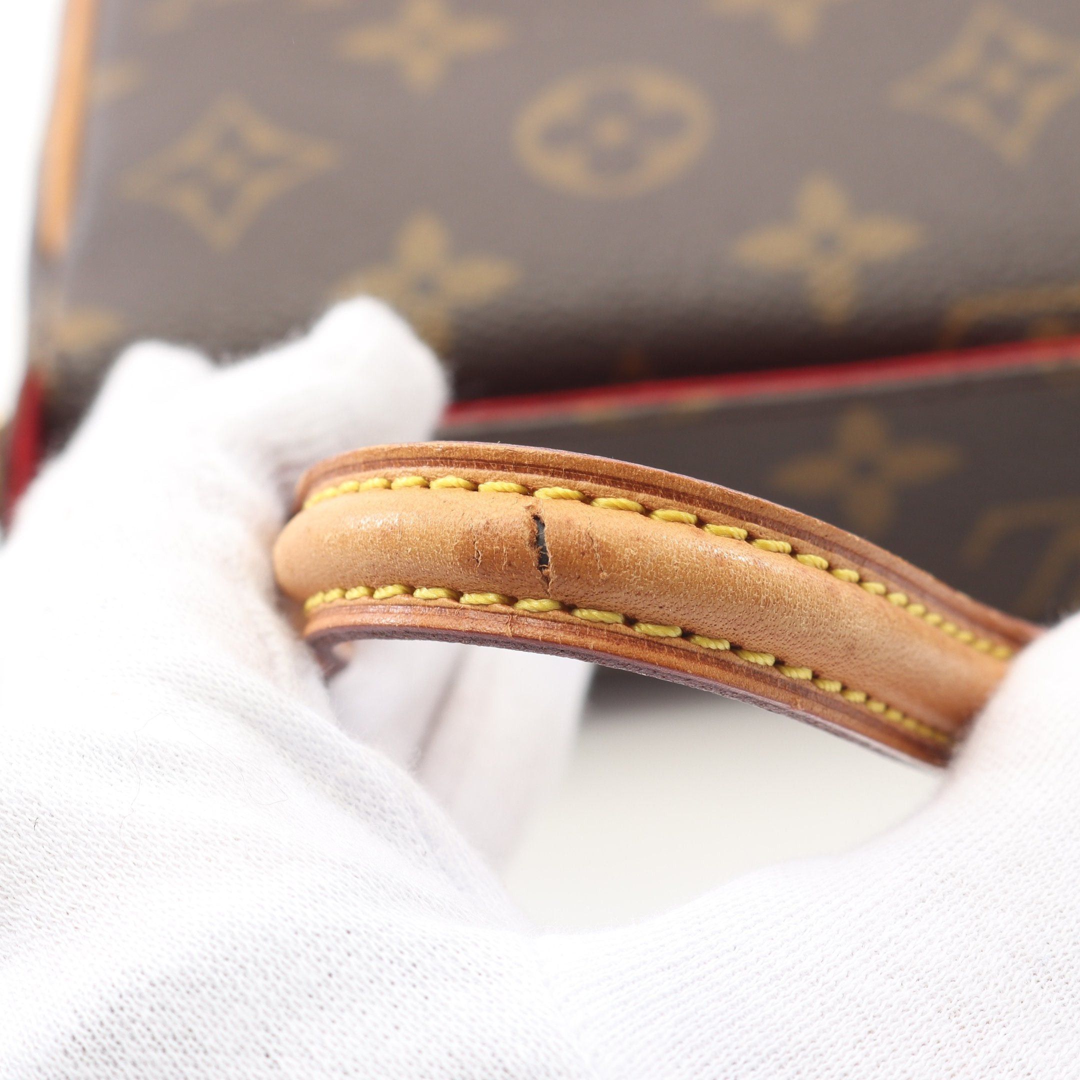 Louis Vuitton Louis Vuitton Recital Monogram Handbag Leather Brown Size ONE SIZE - 10 Thumbnail