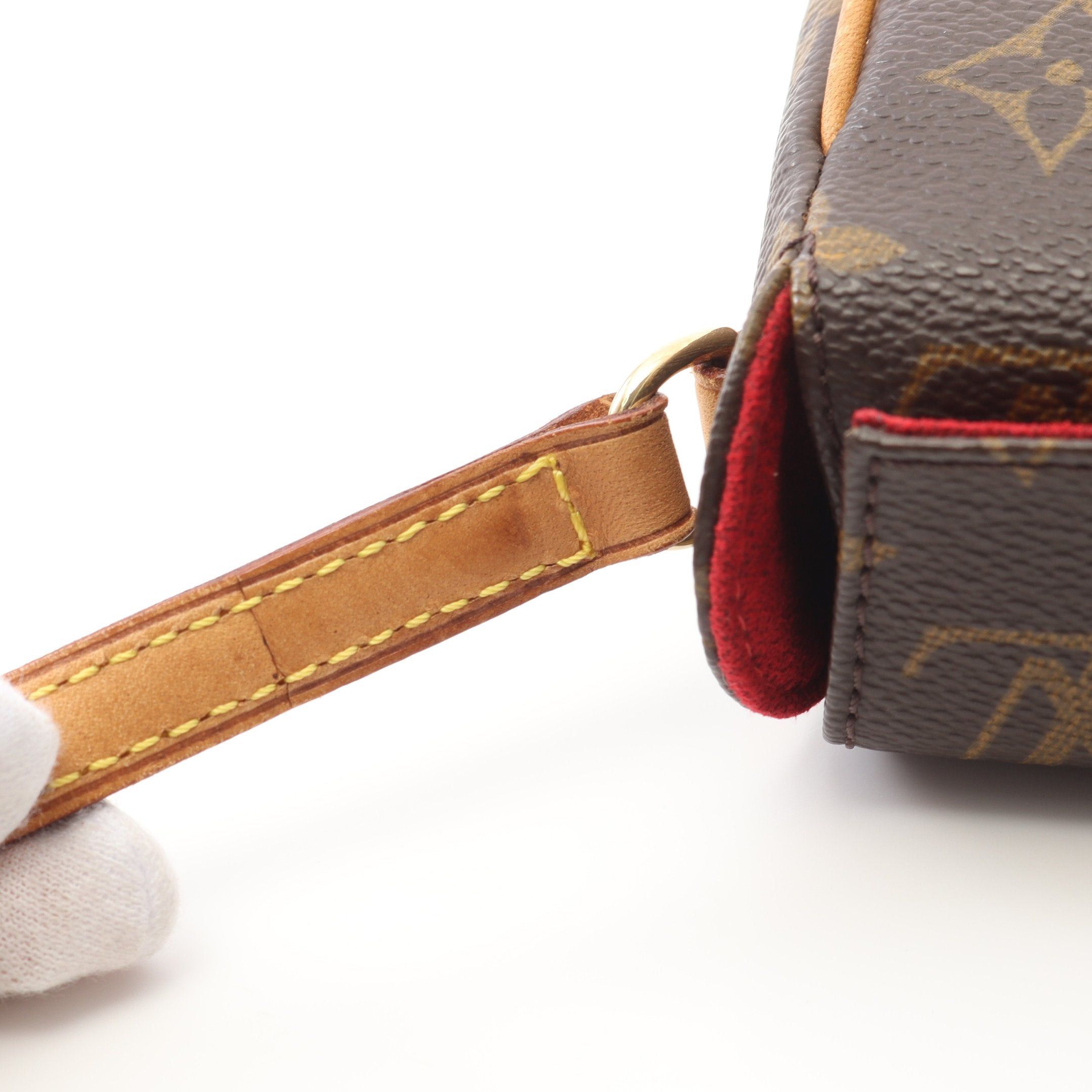 Louis Vuitton Louis Vuitton Recital Monogram Handbag Leather Brown Size ONE SIZE - 12 Thumbnail