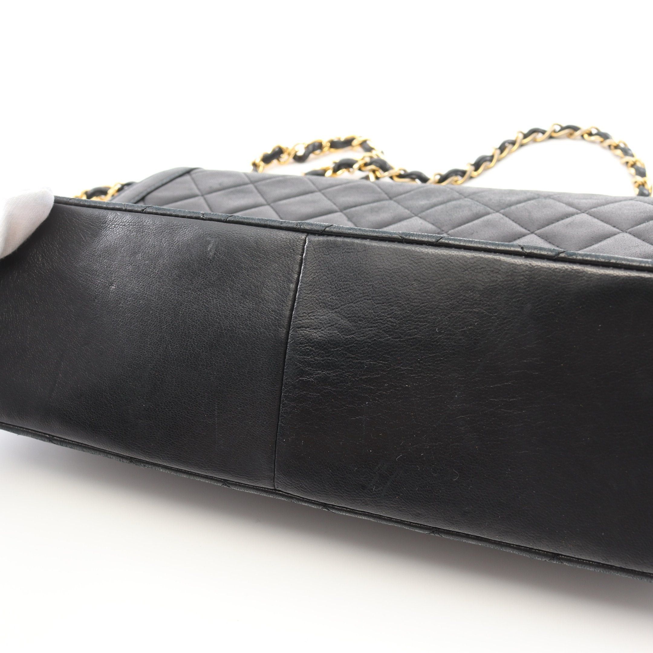 Chanel Chanel Matelasse Chain Shoulder Bag Lambskin Black Gold Hardware Size ONE SIZE - 11 Thumbnail