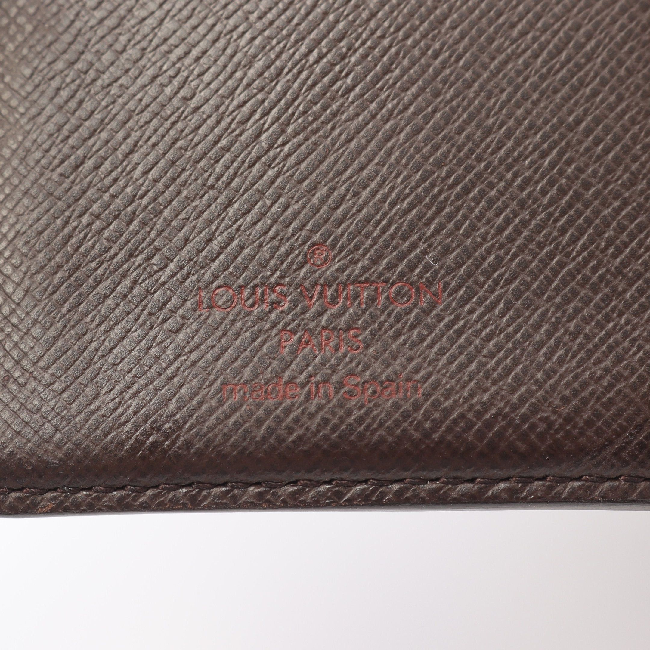 Louis Vuitton Louis Vuitton Portefeuil Viennois Damier Ebene Bi-Fold Wallet Brown Size ONE SIZE - 5 Thumbnail