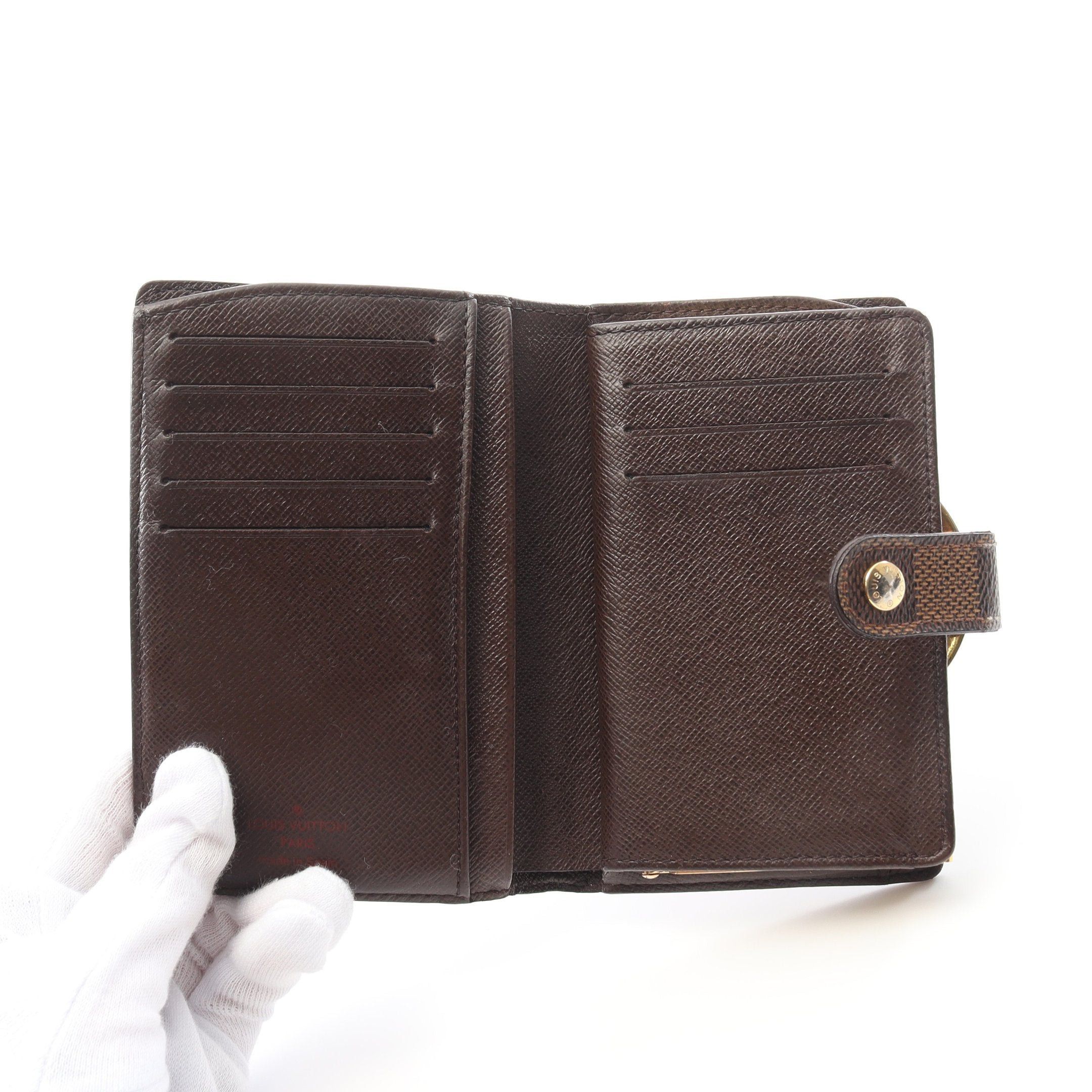 Louis Vuitton Louis Vuitton Portefeuil Viennois Damier Ebene Bi-Fold Wallet Brown Size ONE SIZE - 3 Thumbnail