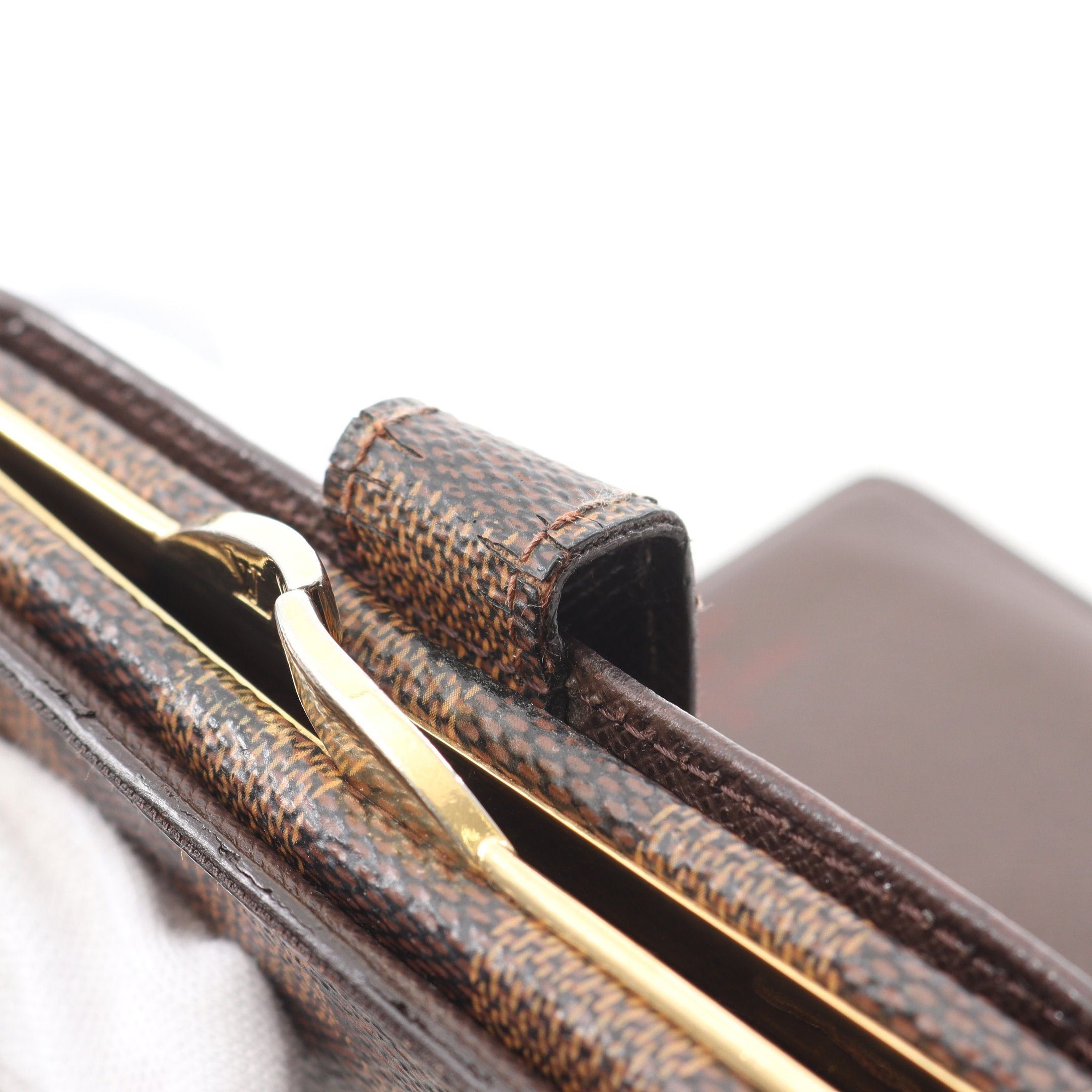 Louis Vuitton Louis Vuitton Portefeuil Viennois Damier Ebene Bi-Fold Wallet Brown Size ONE SIZE - 7 Thumbnail