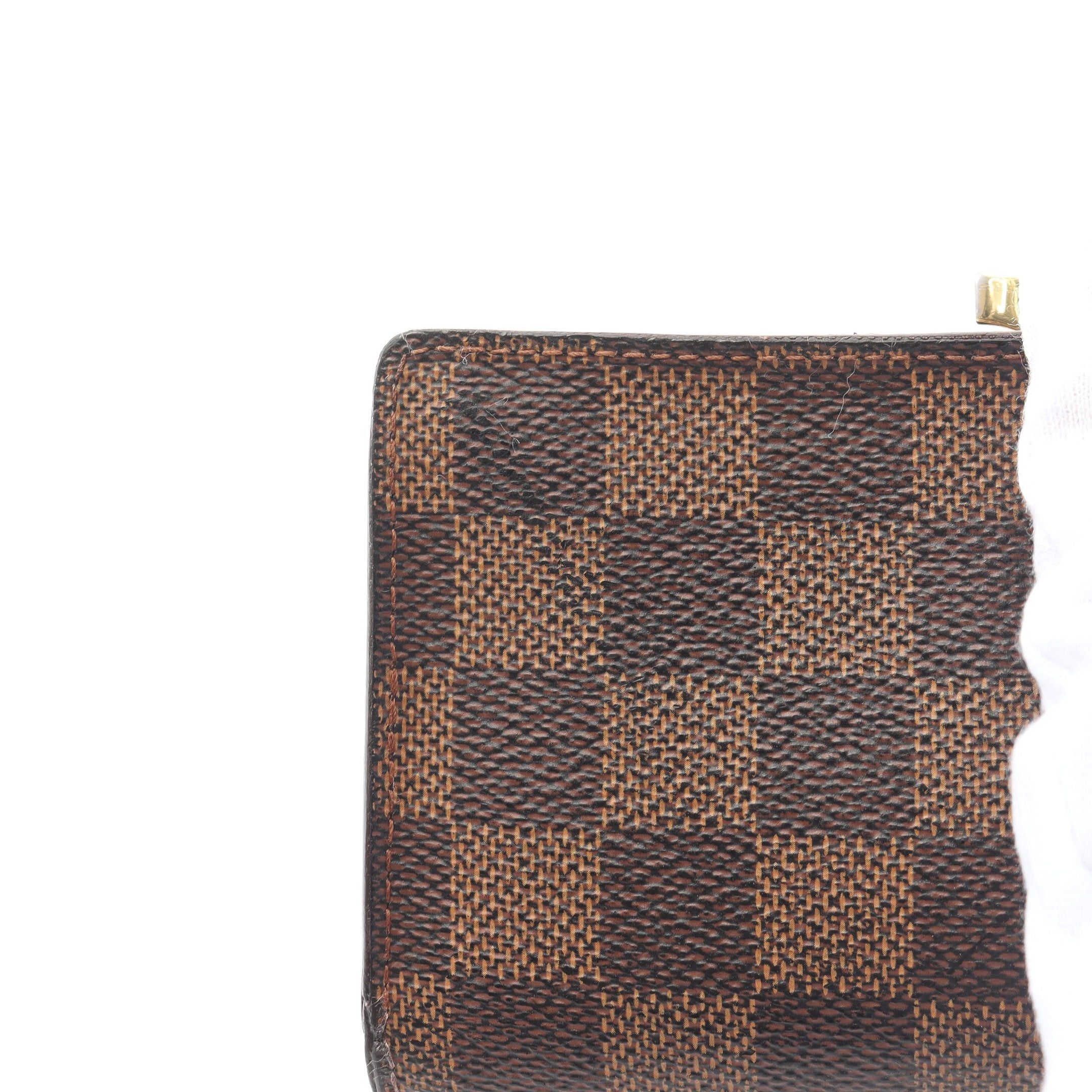 Louis Vuitton Louis Vuitton Portefeuil Viennois Damier Ebene Bi-Fold Wallet Brown Size ONE SIZE - 10 Thumbnail