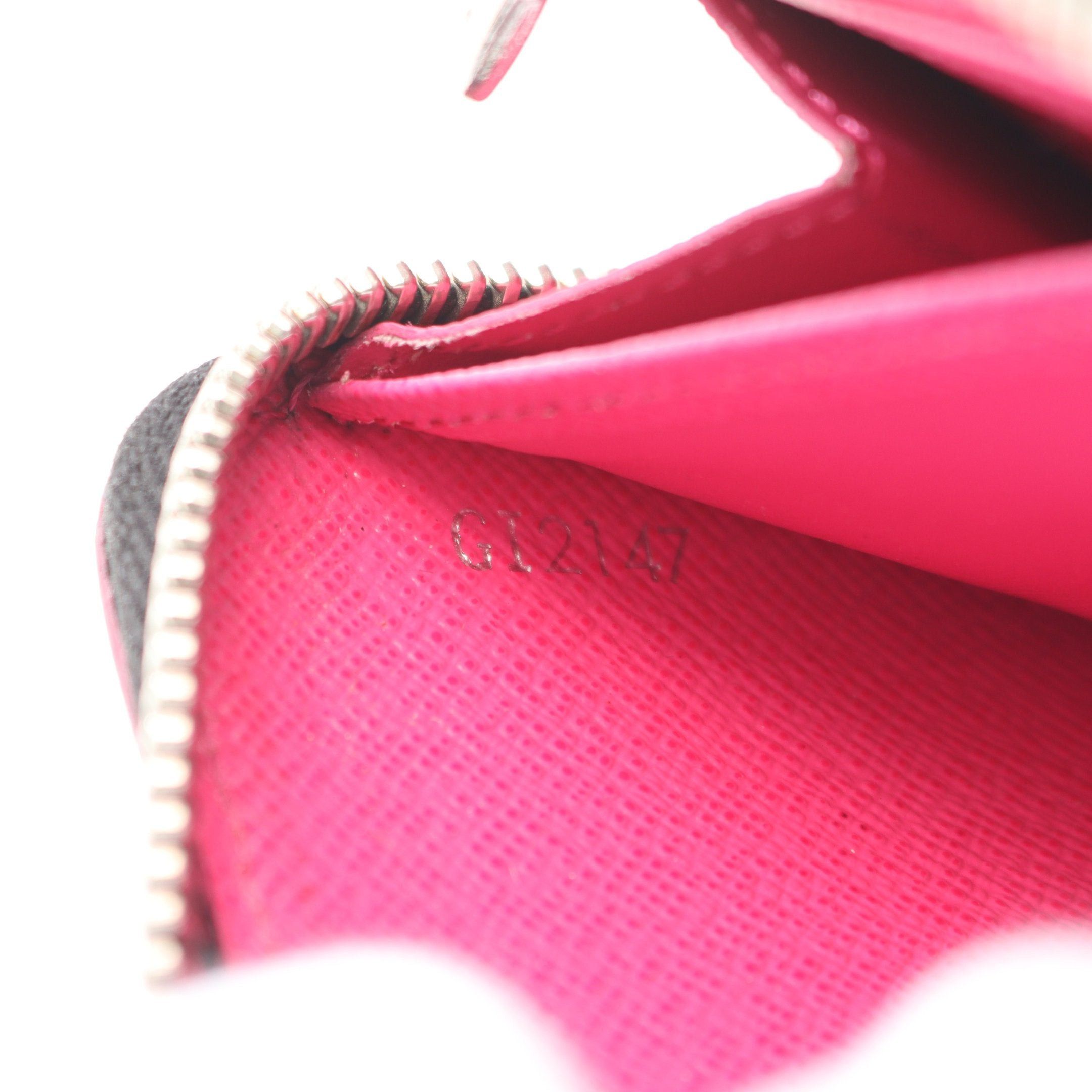 Louis Vuitton Louis Vuitton Zippy Wallet Epi Noir Hot Pink Round Zipper Long Leather Black Size ONE SIZE - 5 Thumbnail