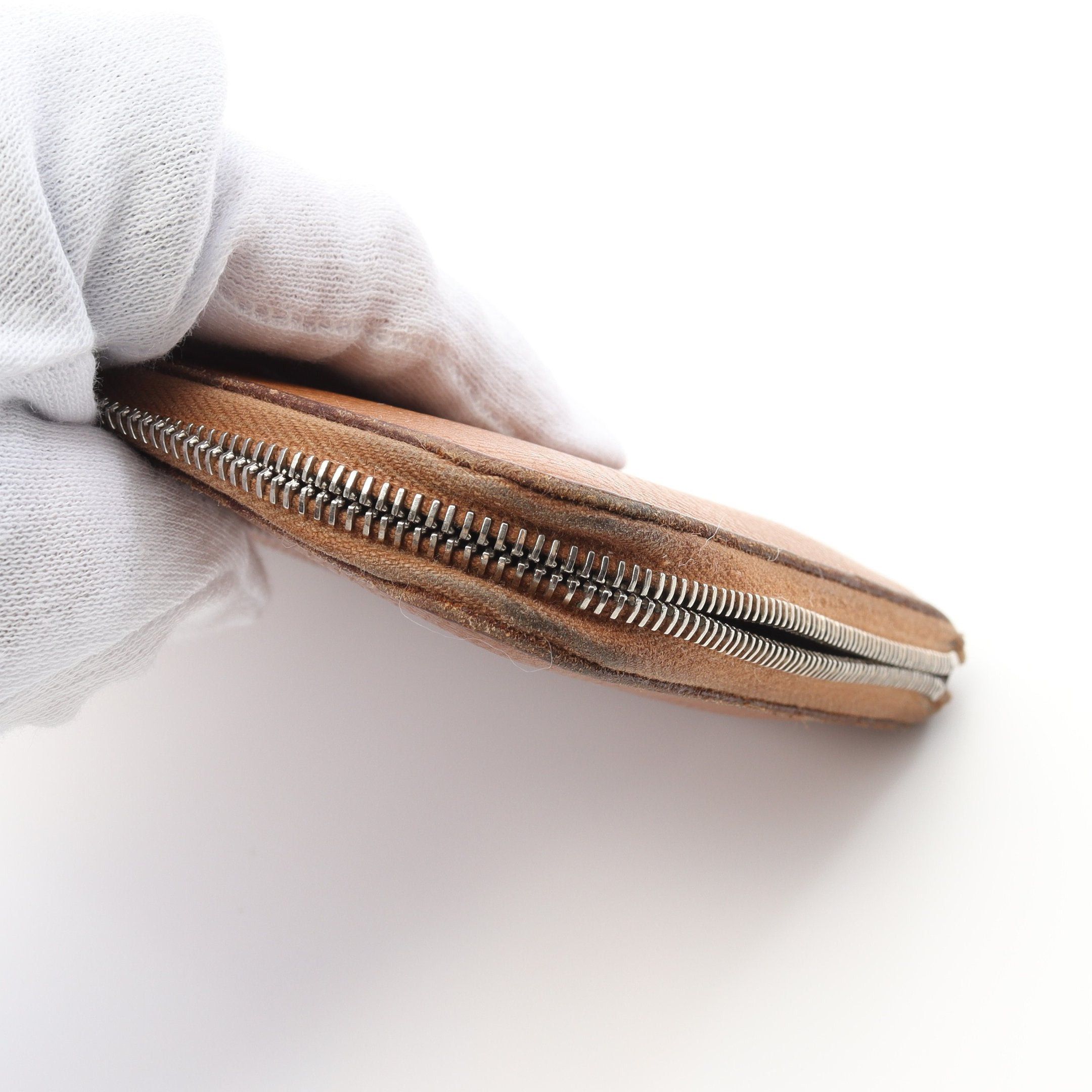 Hermes Hermes Azap Long Gold Round Zipper Wallet Veau Epsom Light Brown Silver Hardware □N Engraved Size ONE SIZE - 15 Thumbnail