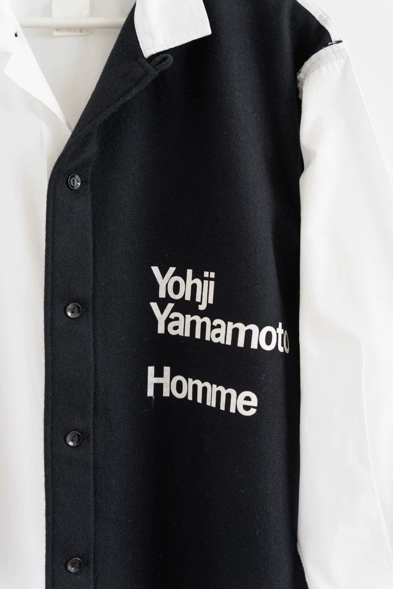 Yohji Yamamoto Yohji Yamamoto Black White Panel Shirt Size US M / EU 48-50 / 2 - 3 Thumbnail
