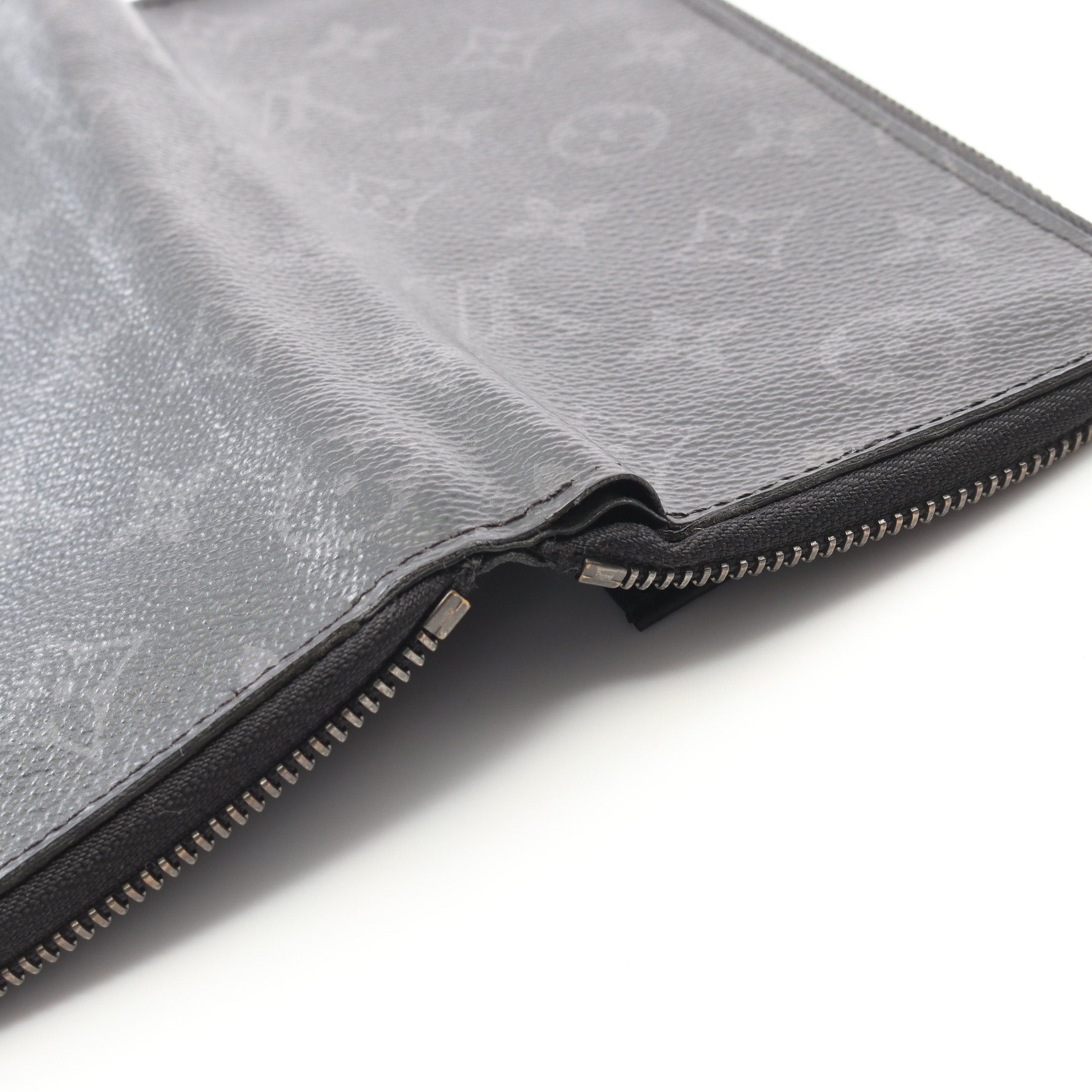 Louis Vuitton Louis Vuitton Zippy Wallet Vertical Monogram Eclipse Round Zipper Long Leather Black Size ONE SIZE - 9 Thumbnail