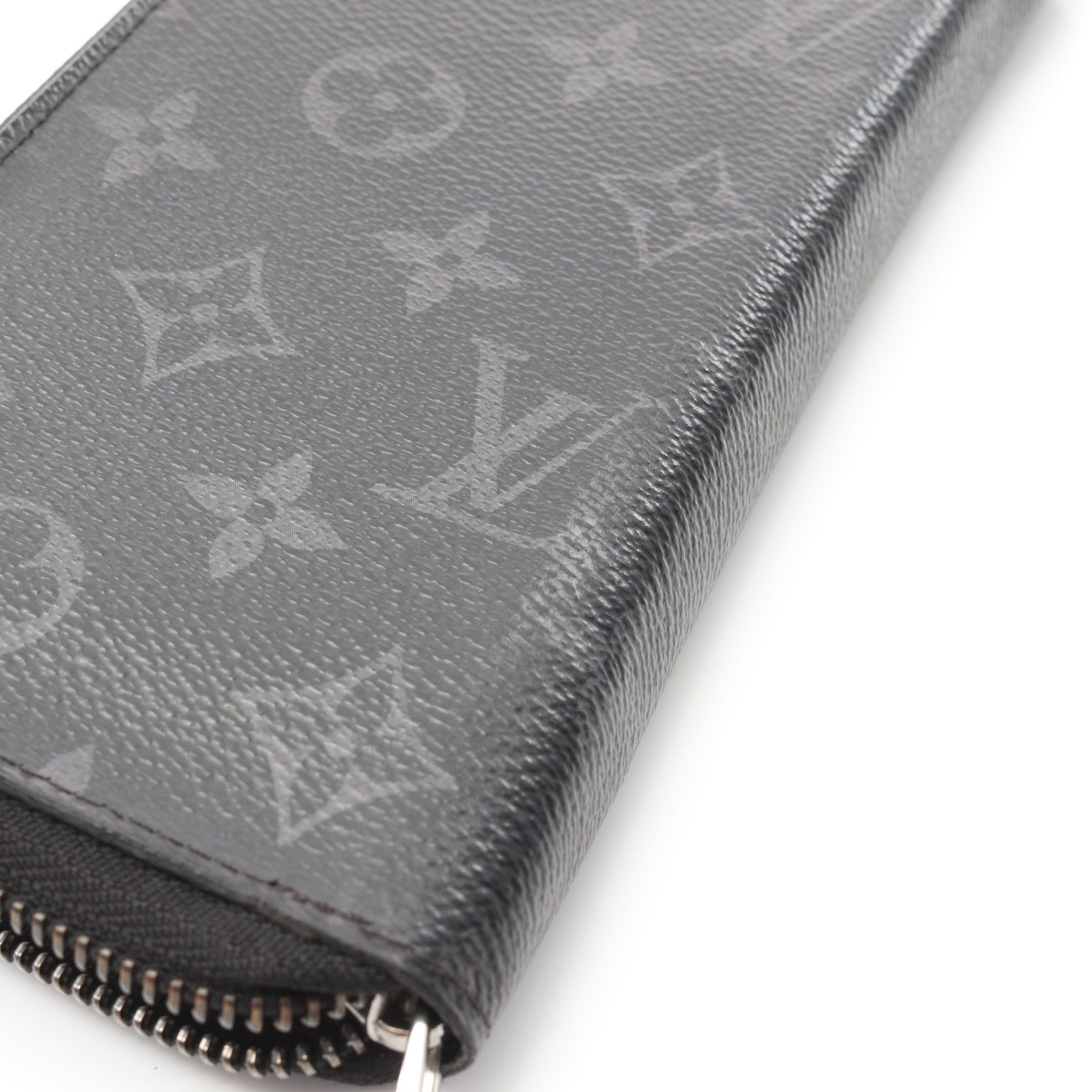 Louis Vuitton Louis Vuitton Zippy Wallet Vertical Monogram Eclipse Round Zipper Long Leather Black Size ONE SIZE - 11 Thumbnail