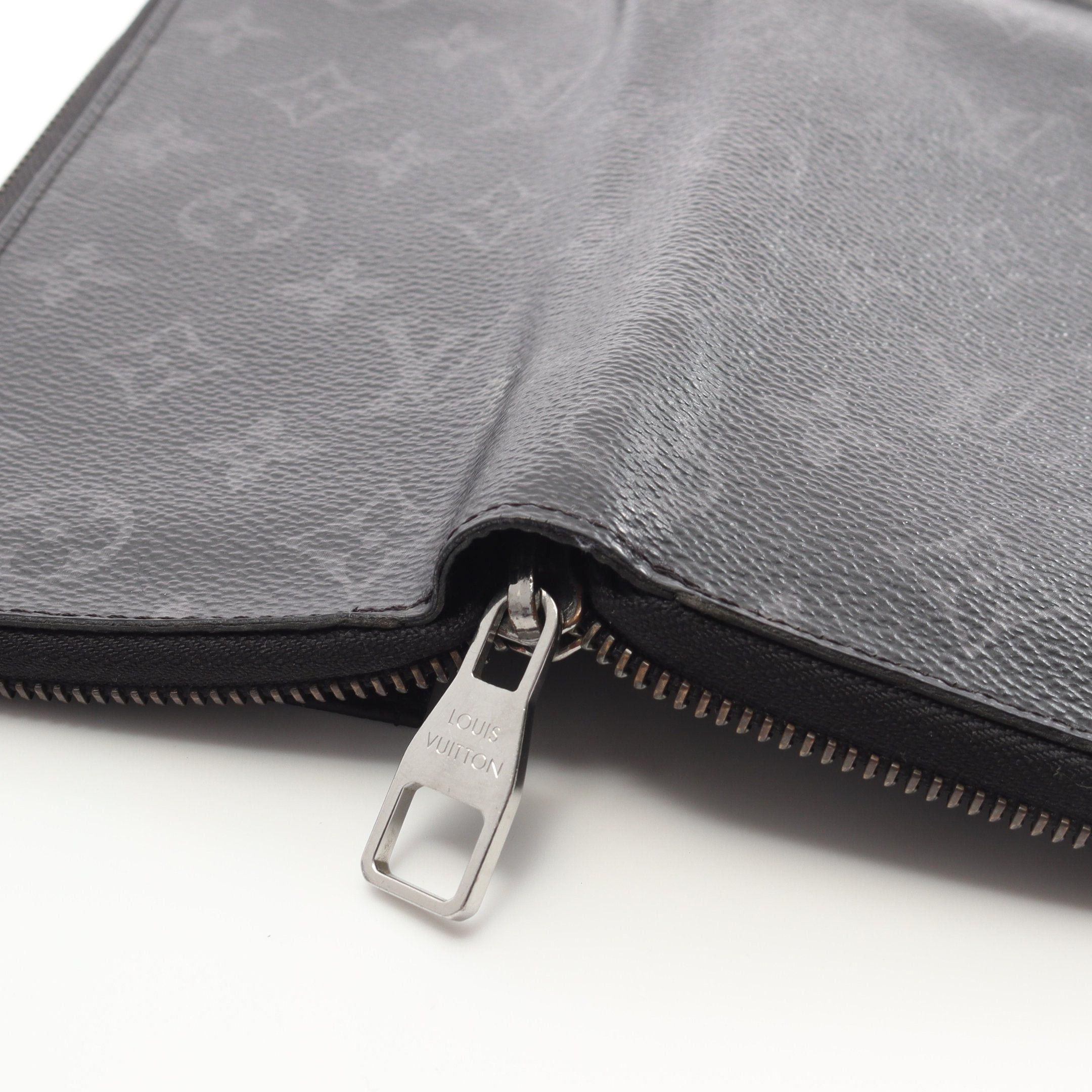 Louis Vuitton Louis Vuitton Zippy Wallet Vertical Monogram Eclipse Round Zipper Long Leather Black Size ONE SIZE - 10 Thumbnail