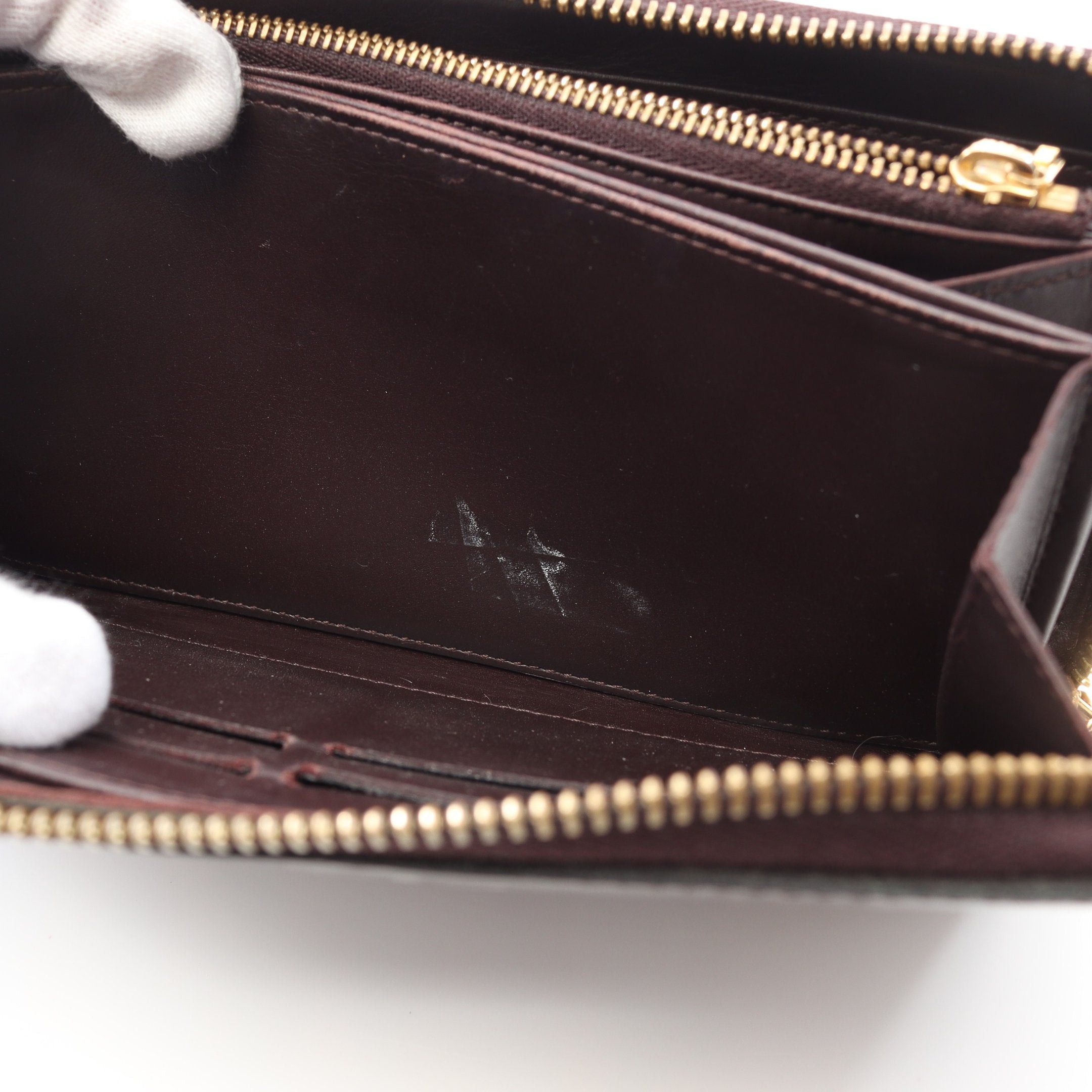 Louis Vuitton Louis Vuitton Zippy Wallet Monogram Vernis Amarante Round Zipper Long Leather Dark Purple Size ONE SIZE - 6 Thumbnail