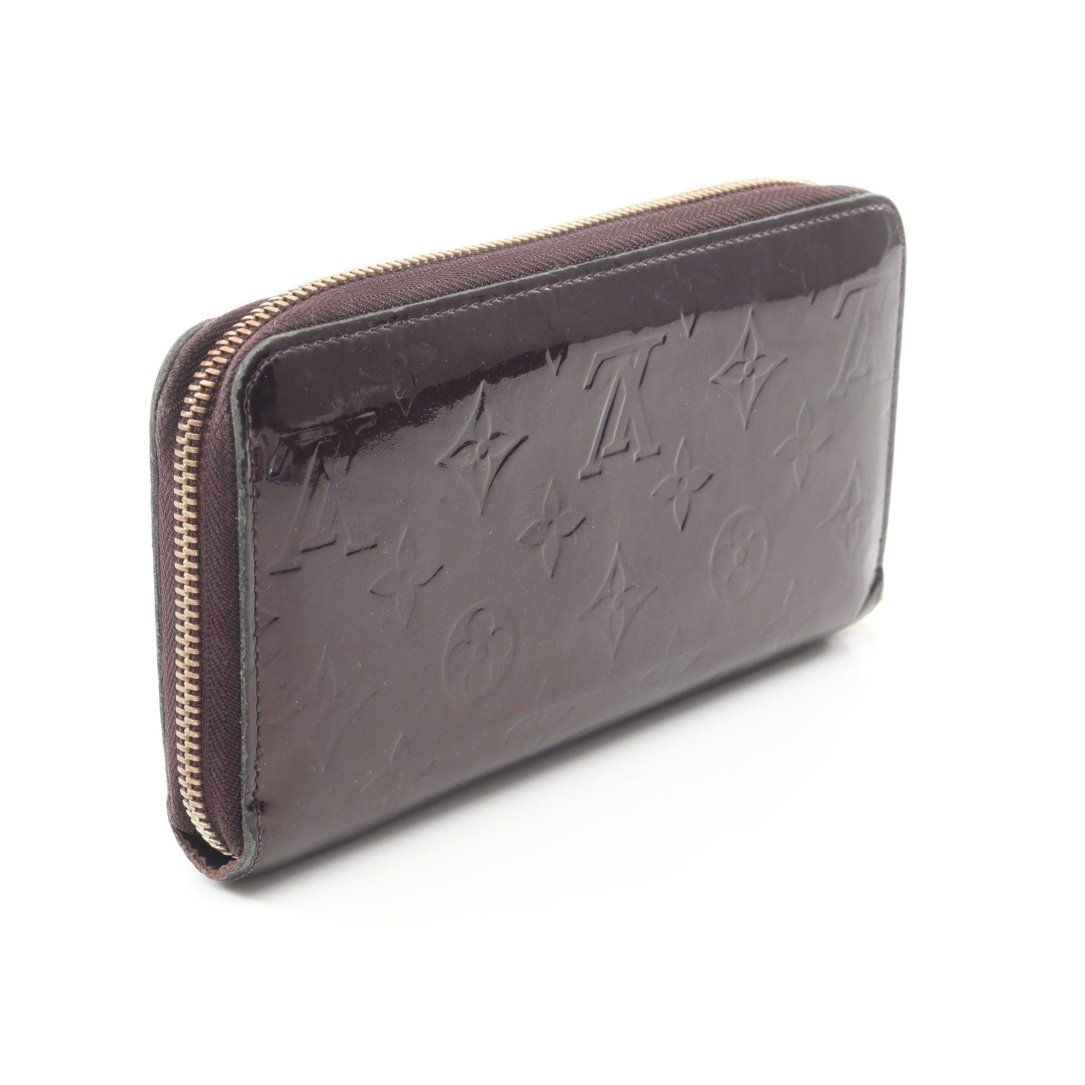 Louis Vuitton Louis Vuitton Zippy Wallet Monogram Vernis Amarante Round Zipper Long Leather Dark Purple Size ONE SIZE - 2 Thumbnail