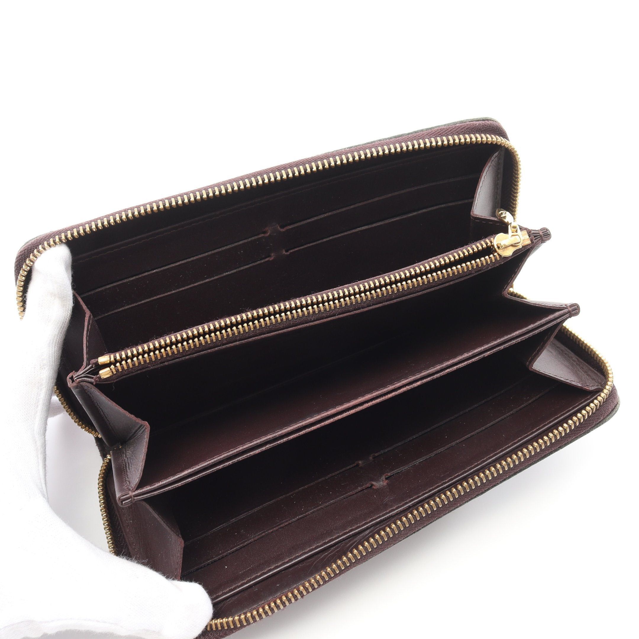 Louis Vuitton Louis Vuitton Zippy Wallet Monogram Vernis Amarante Round Zipper Long Leather Dark Purple Size ONE SIZE - 3 Thumbnail