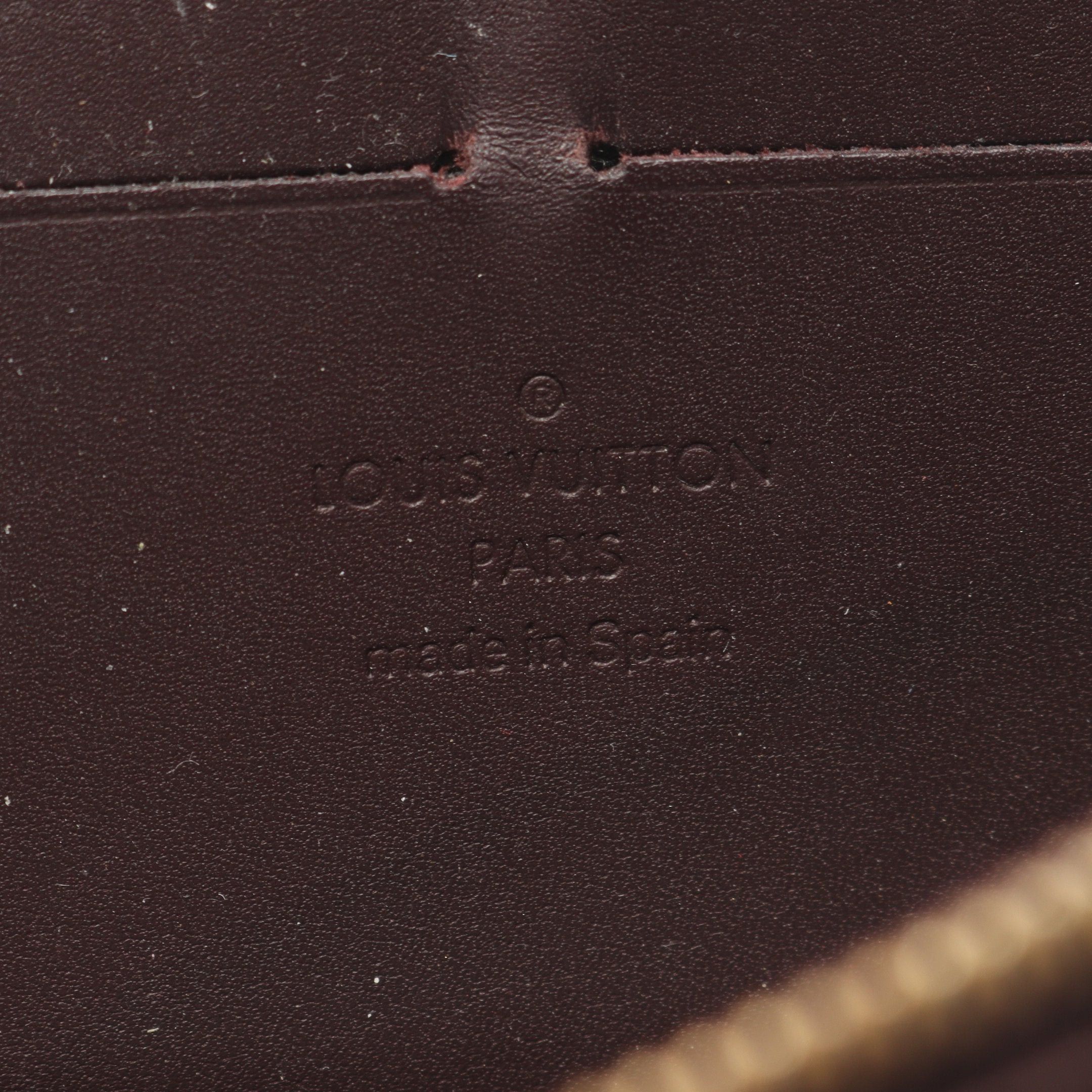 Louis Vuitton Louis Vuitton Zippy Wallet Monogram Vernis Amarante Round Zipper Long Leather Dark Purple Size ONE SIZE - 4 Thumbnail