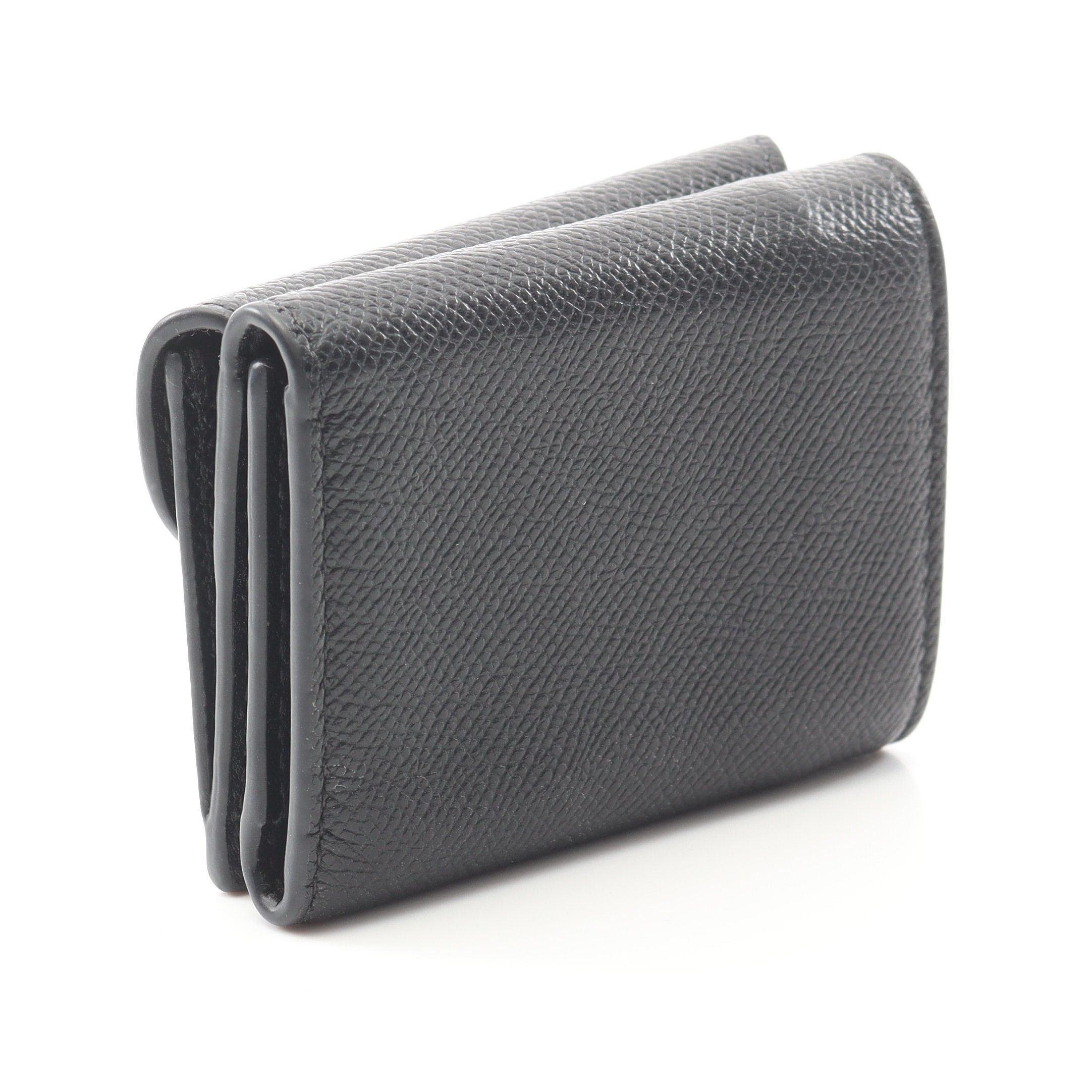 Dior Dior Saddle Compact Wallet Trifold Leather Black Size ONE SIZE - 2 Thumbnail