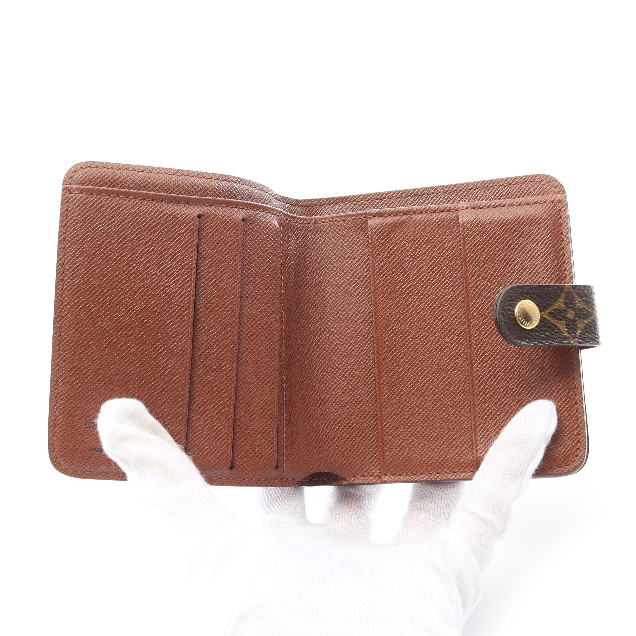 Louis Vuitton Louis Vuitton Compact Zip Monogram Bi-Fold Wallet Brown Size ONE SIZE - 3 Thumbnail