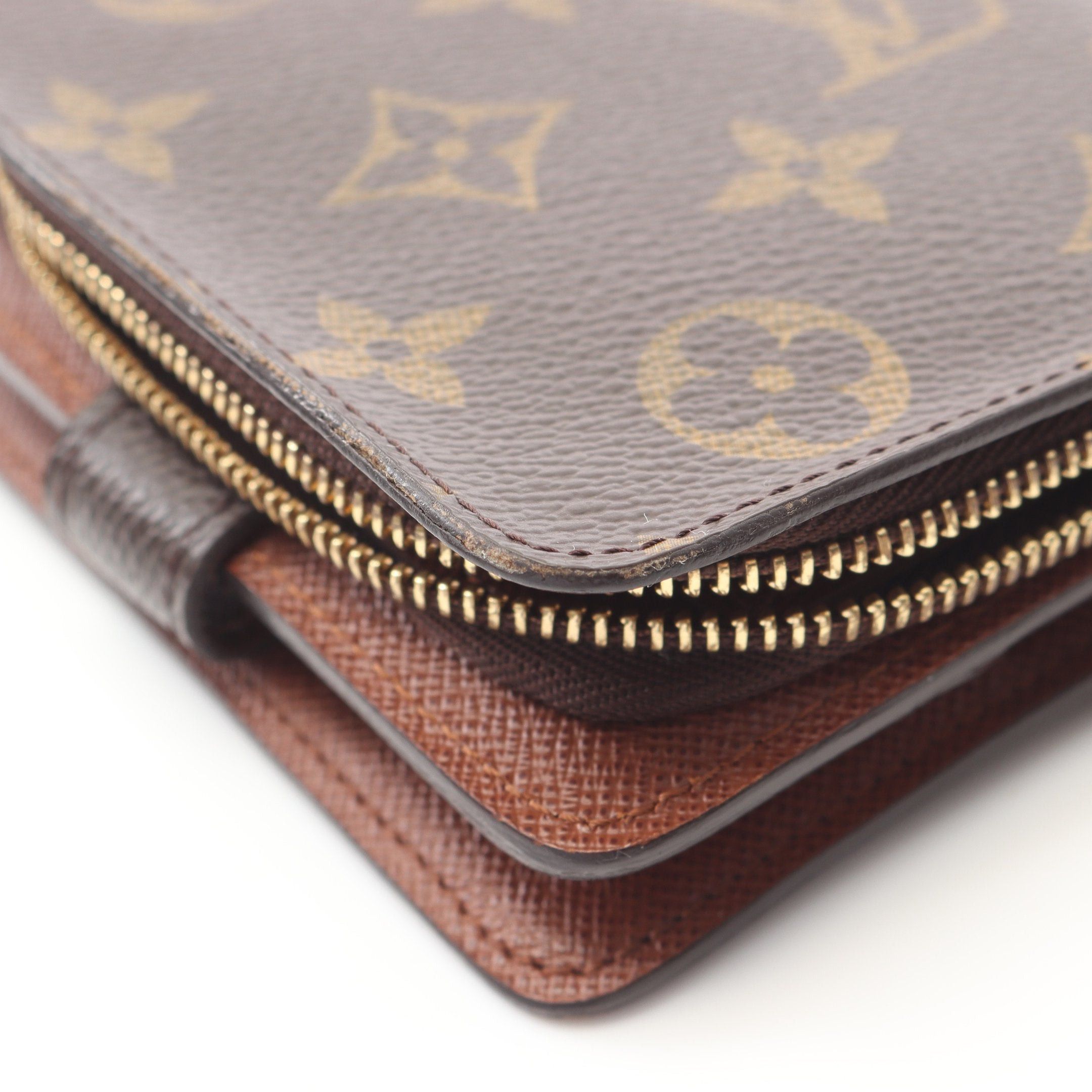 Louis Vuitton Louis Vuitton Compact Zip Monogram Bi-Fold Wallet Brown Size ONE SIZE - 13 Thumbnail