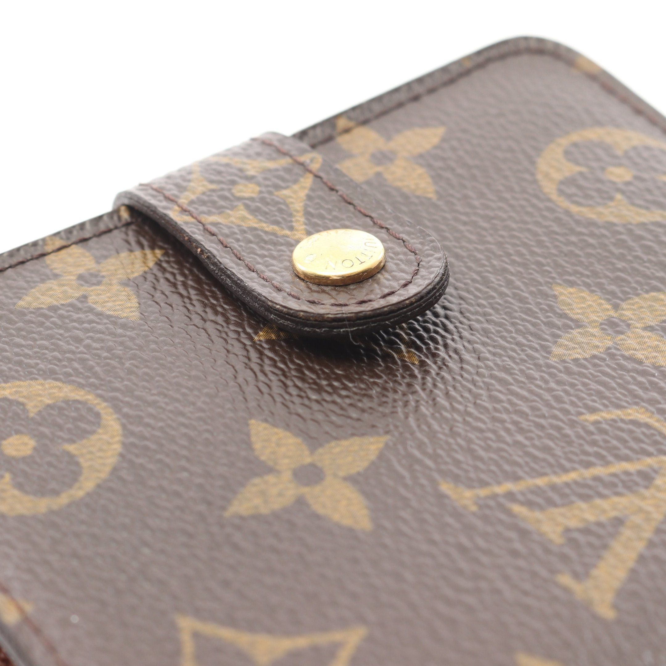 Louis Vuitton Louis Vuitton Compact Zip Monogram Bi-Fold Wallet Brown Size ONE SIZE - 9 Thumbnail