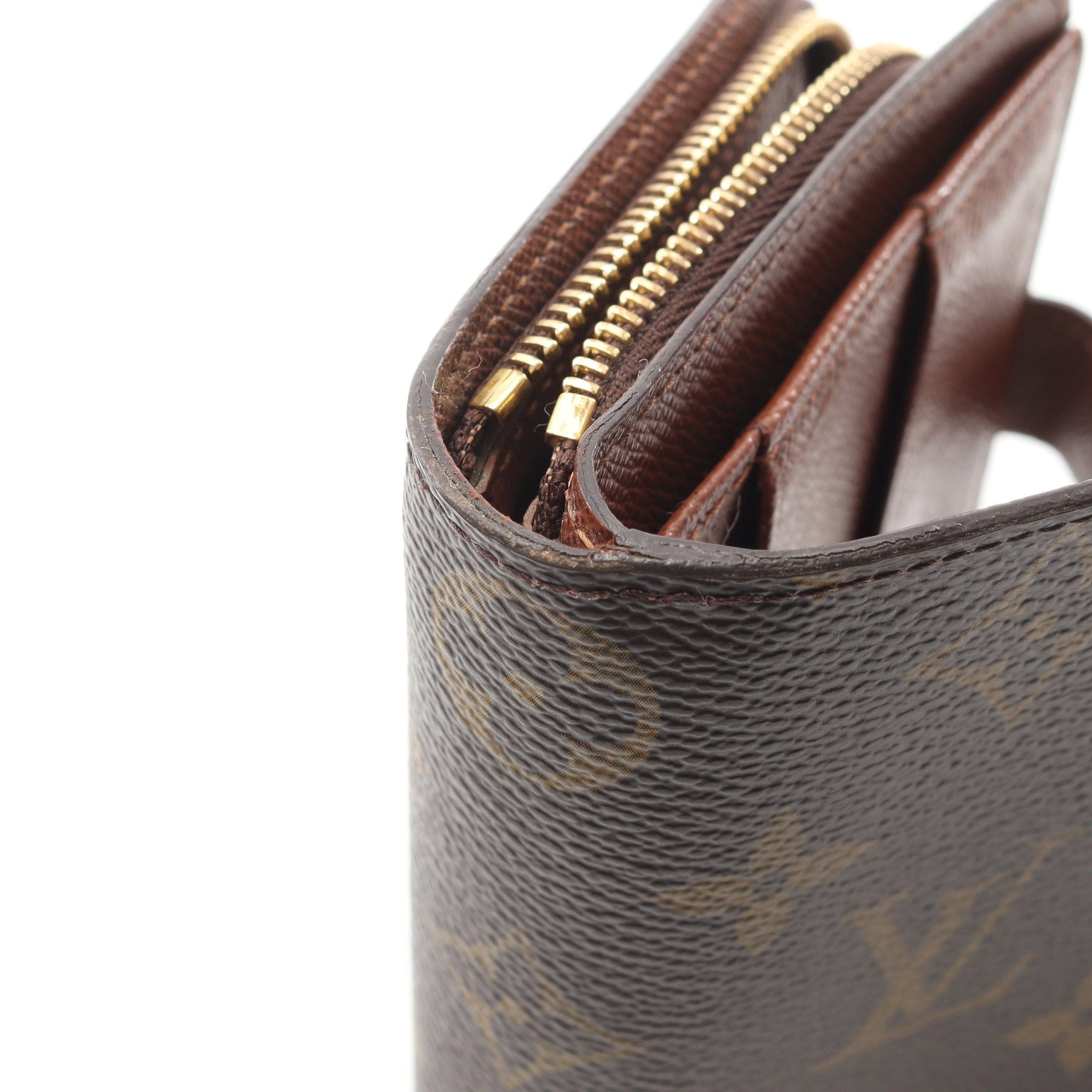 Louis Vuitton Louis Vuitton Compact Zip Monogram Bi-Fold Wallet Brown Size ONE SIZE - 10 Thumbnail