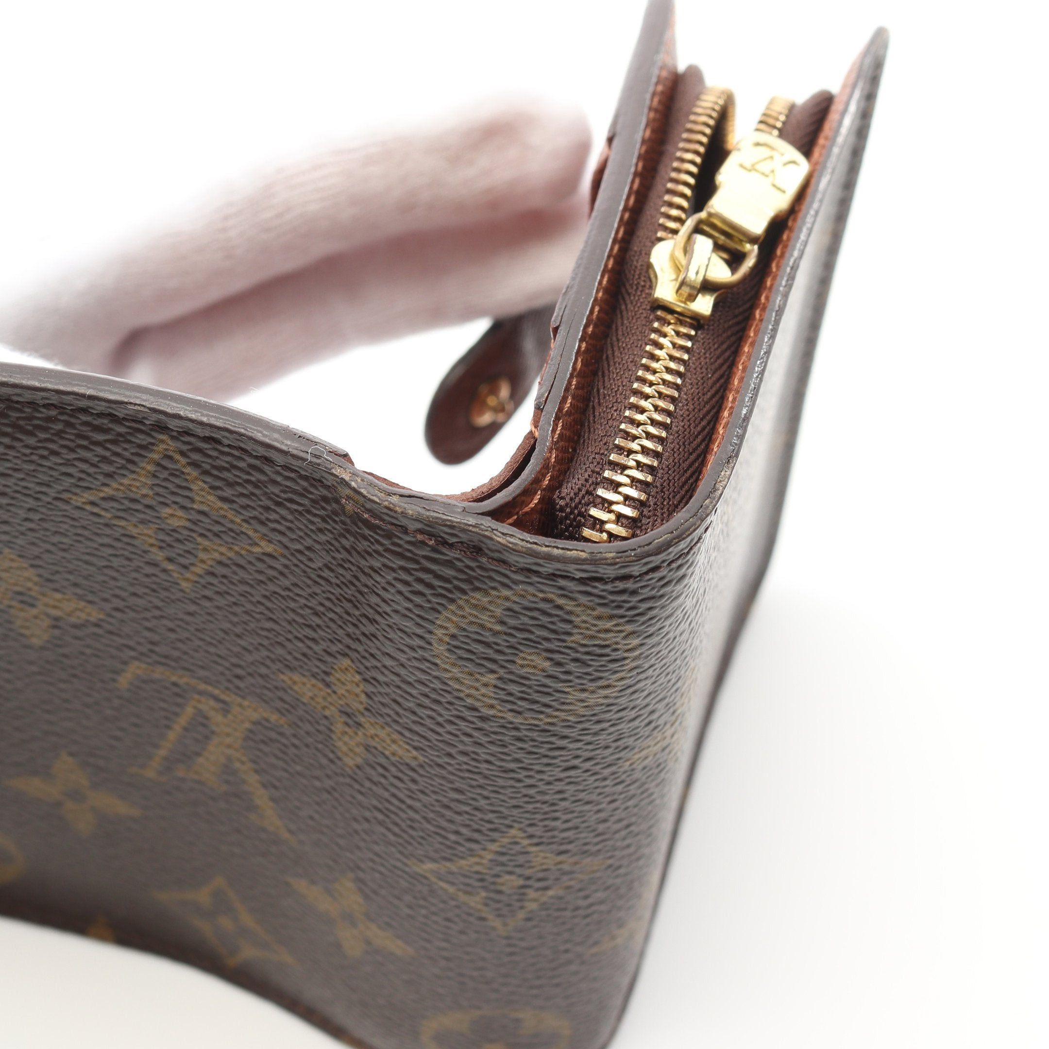Louis Vuitton Louis Vuitton Compact Zip Monogram Bi-Fold Wallet Brown Size ONE SIZE - 11 Thumbnail