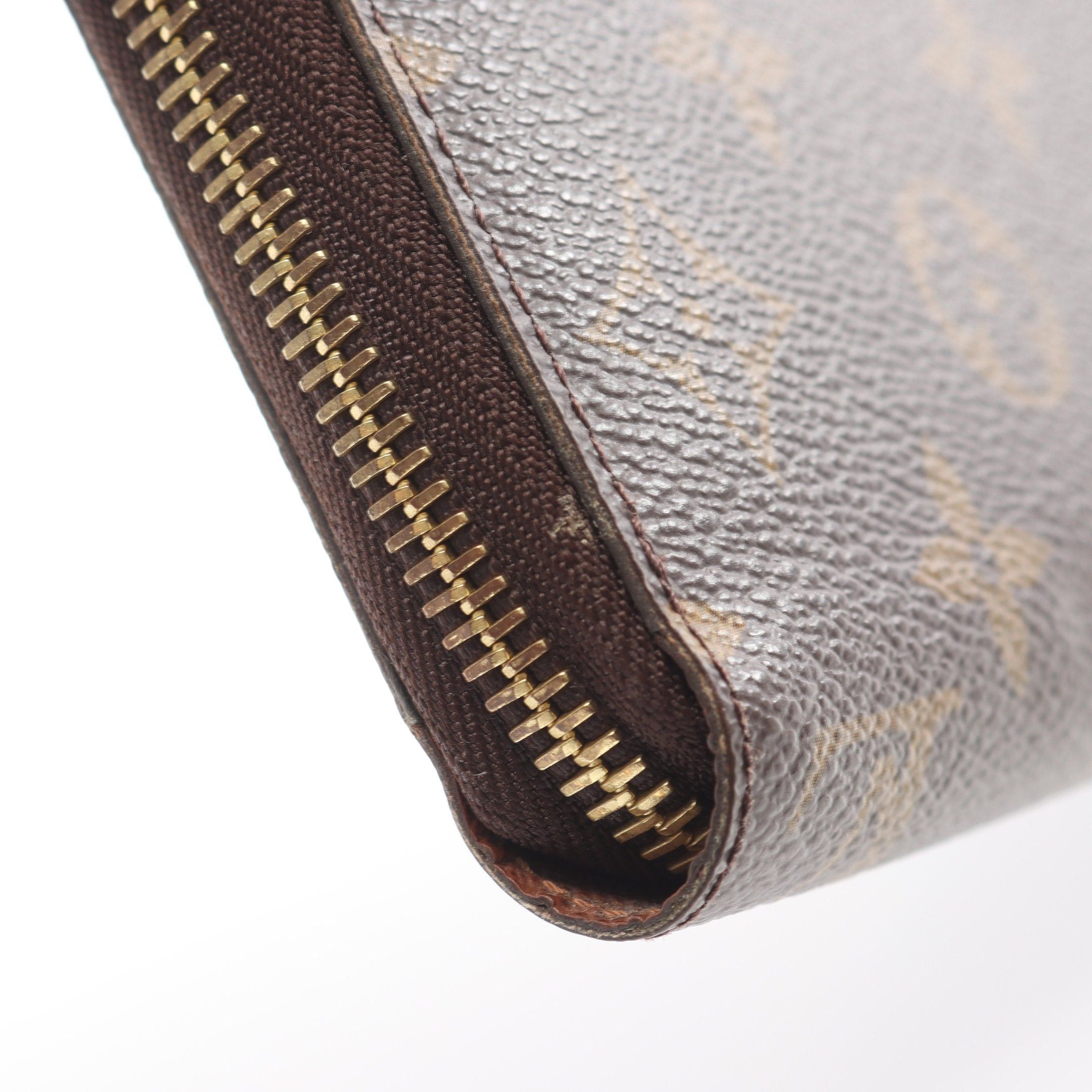 Louis Vuitton Louis Vuitton Zippy Wallet Monogram Round Zipper Long Brown Size ONE SIZE - 7 Thumbnail