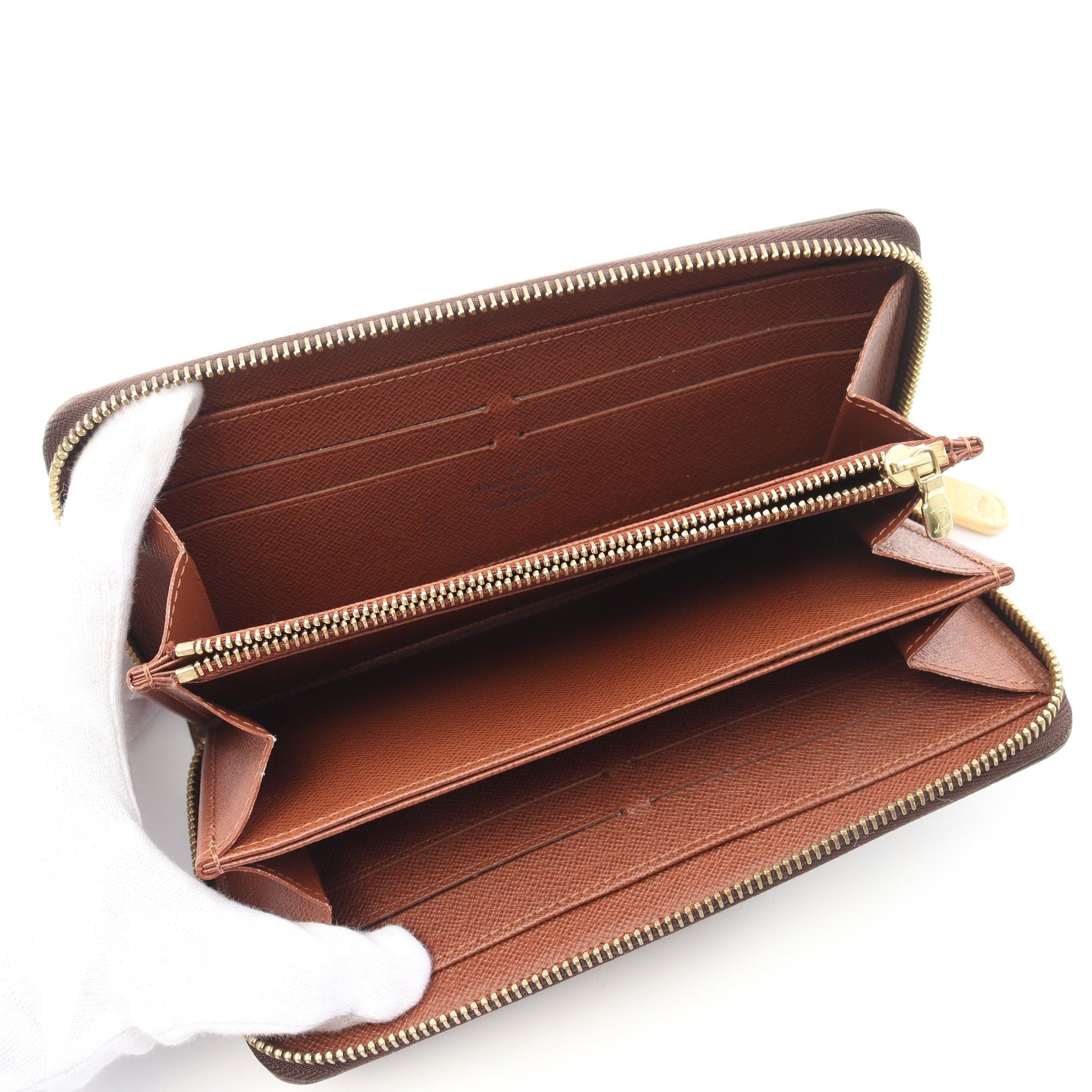 Louis Vuitton Louis Vuitton Zippy Wallet Monogram Round Zipper Long Brown Size ONE SIZE - 3 Thumbnail