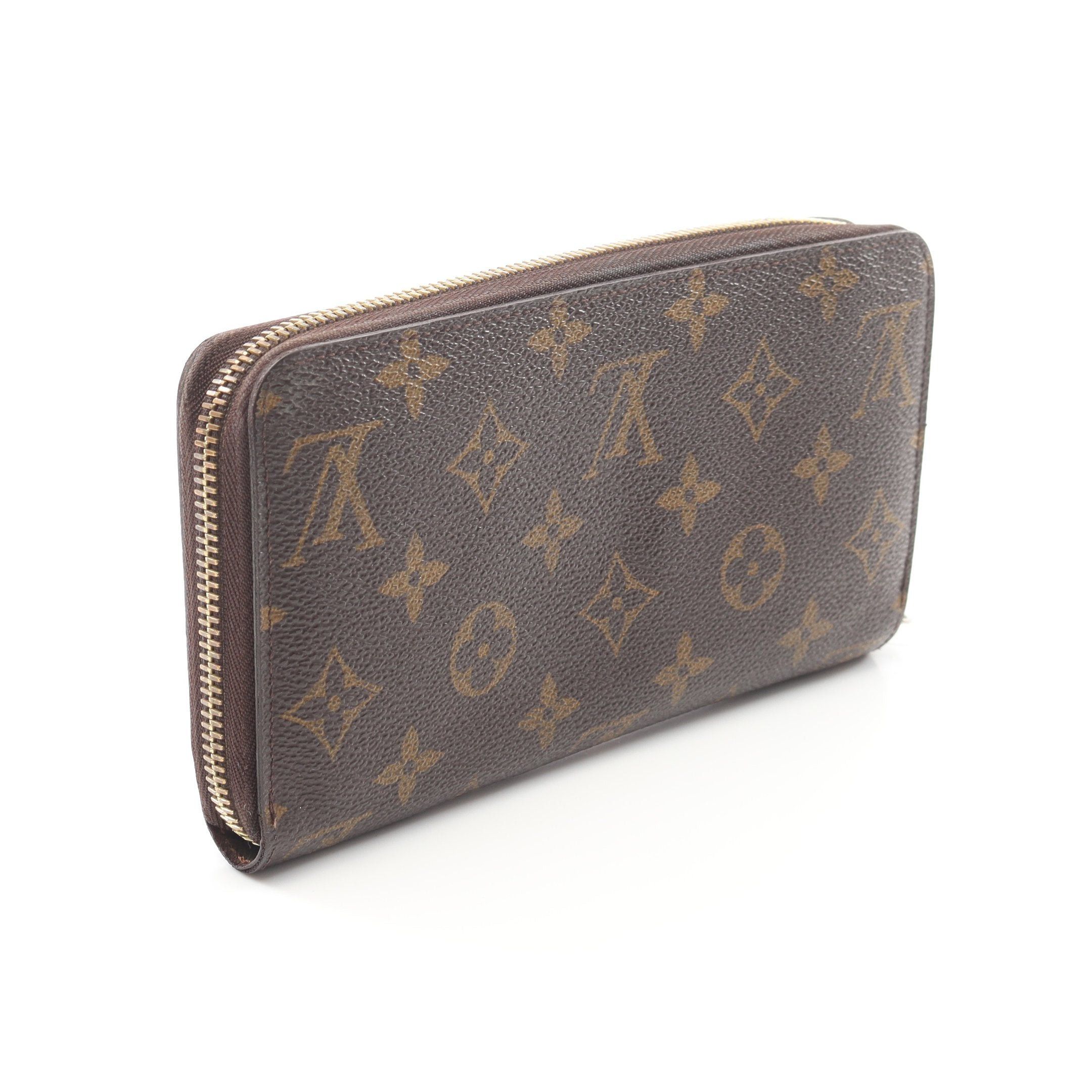 Louis Vuitton Louis Vuitton Zippy Wallet Monogram Round Zipper Long Brown Size ONE SIZE - 2 Thumbnail