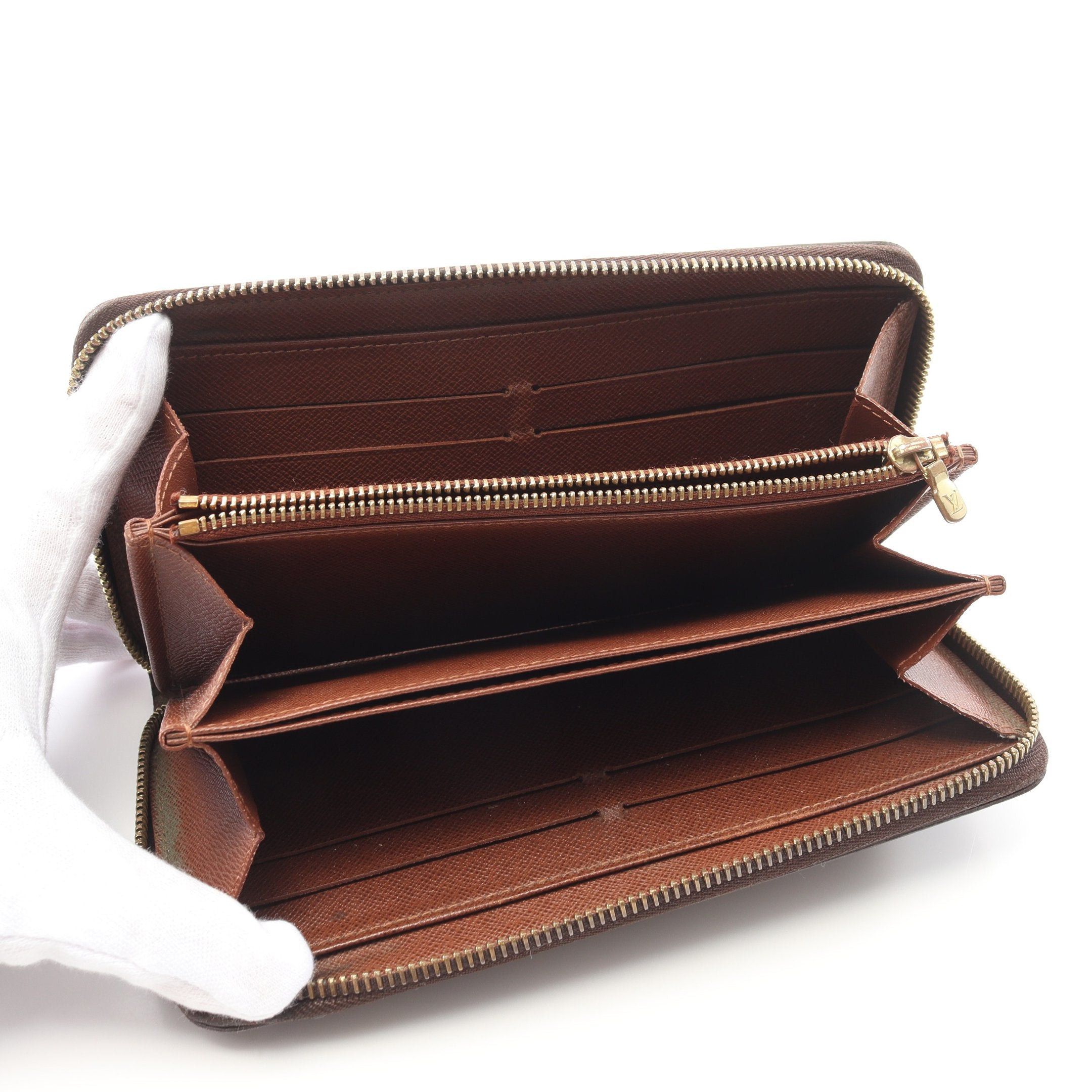 Louis Vuitton Louis Vuitton Zippy Wallet Monogram Round Zipper Long Brown Size ONE SIZE - 3 Thumbnail