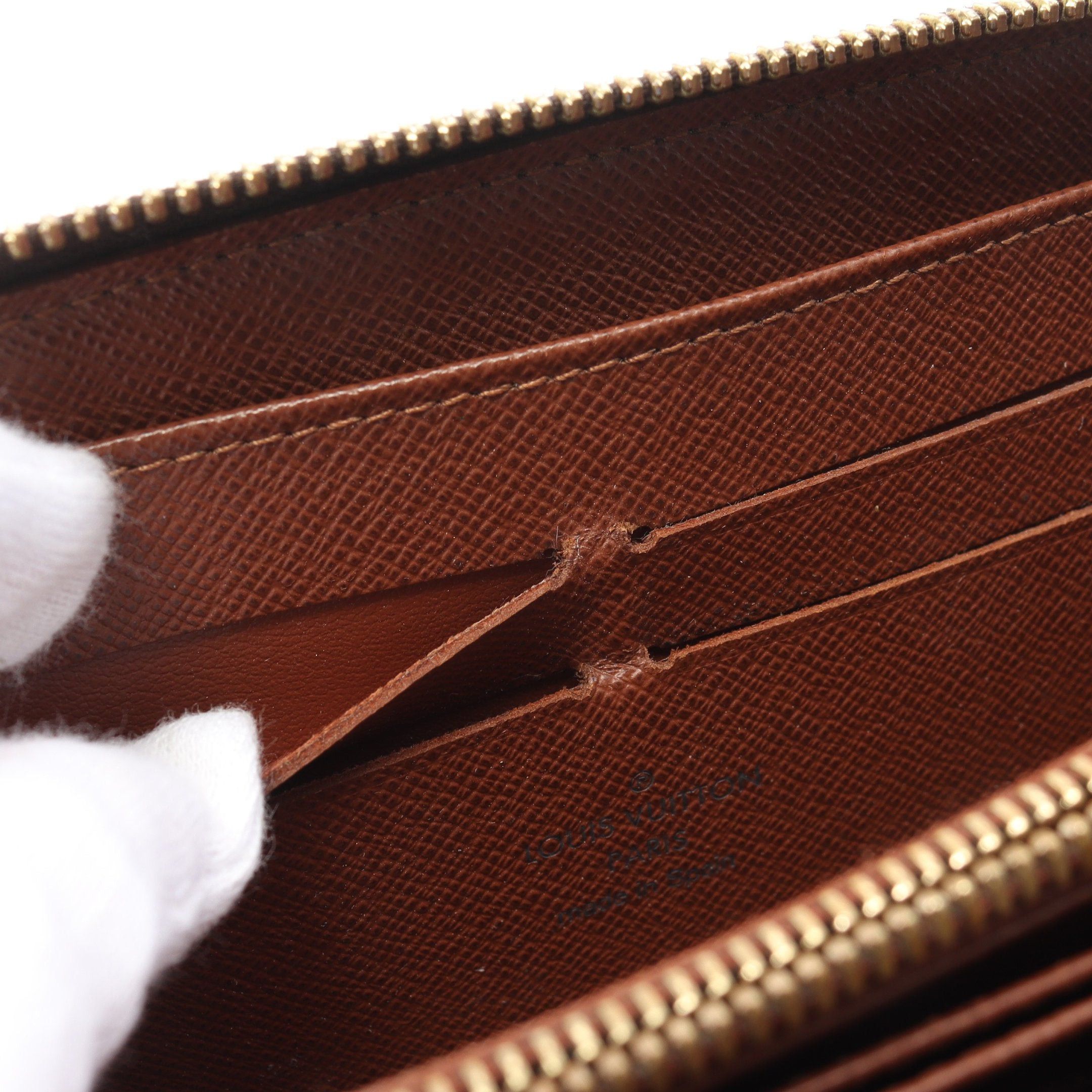 Louis Vuitton Louis Vuitton Zippy Wallet Monogram Round Zipper Long Brown Size ONE SIZE - 6 Thumbnail