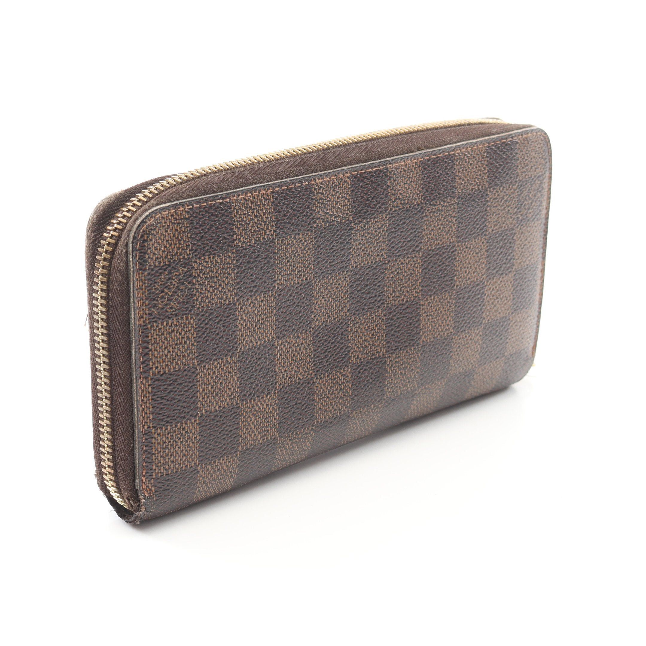 Louis Vuitton Louis Vuitton Zippy Wallet Damier Ebene Round Zipper Long Brown Size ONE SIZE - 2 Thumbnail