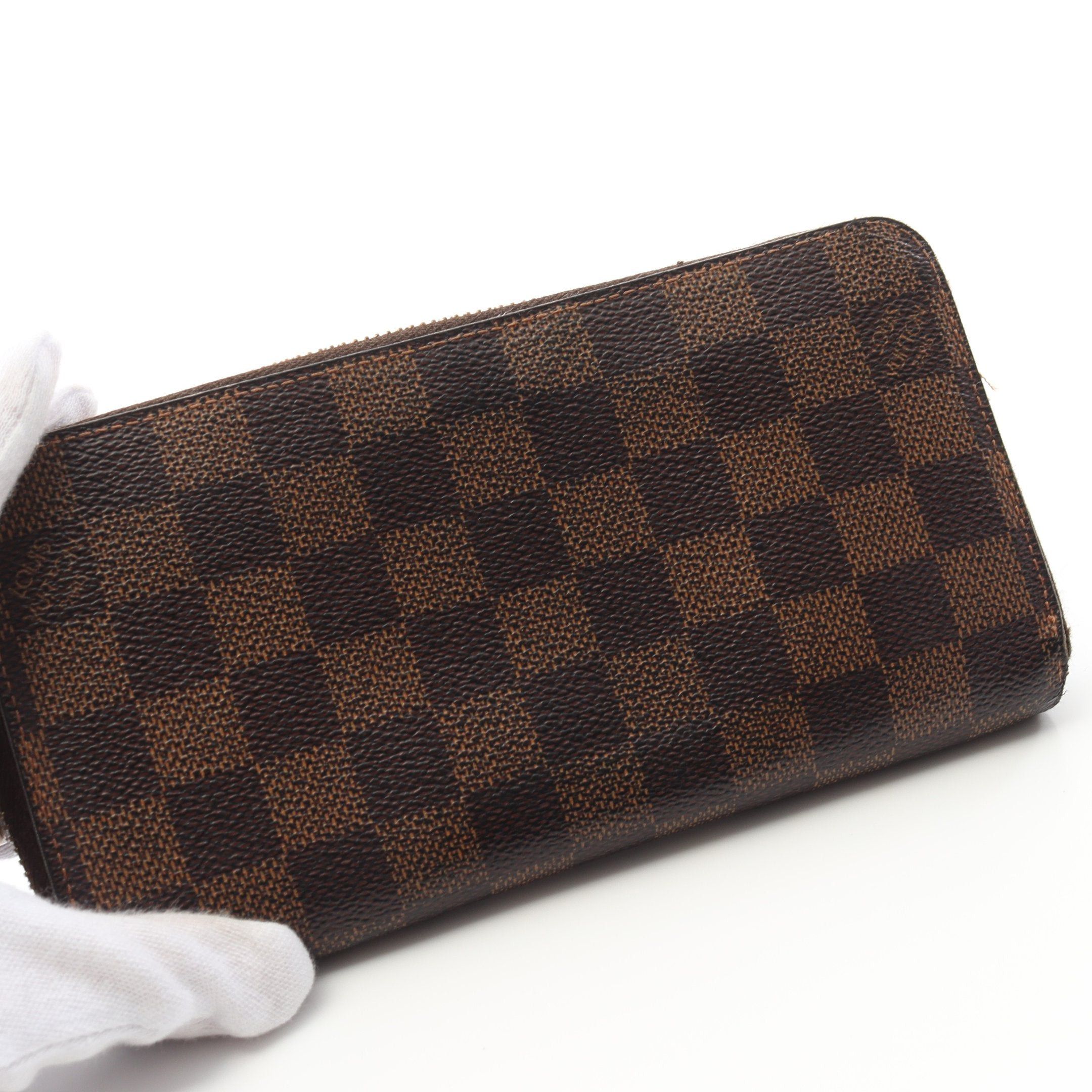 Louis Vuitton Louis Vuitton Zippy Wallet Damier Ebene Round Zipper Long Brown Size ONE SIZE - 13 Thumbnail