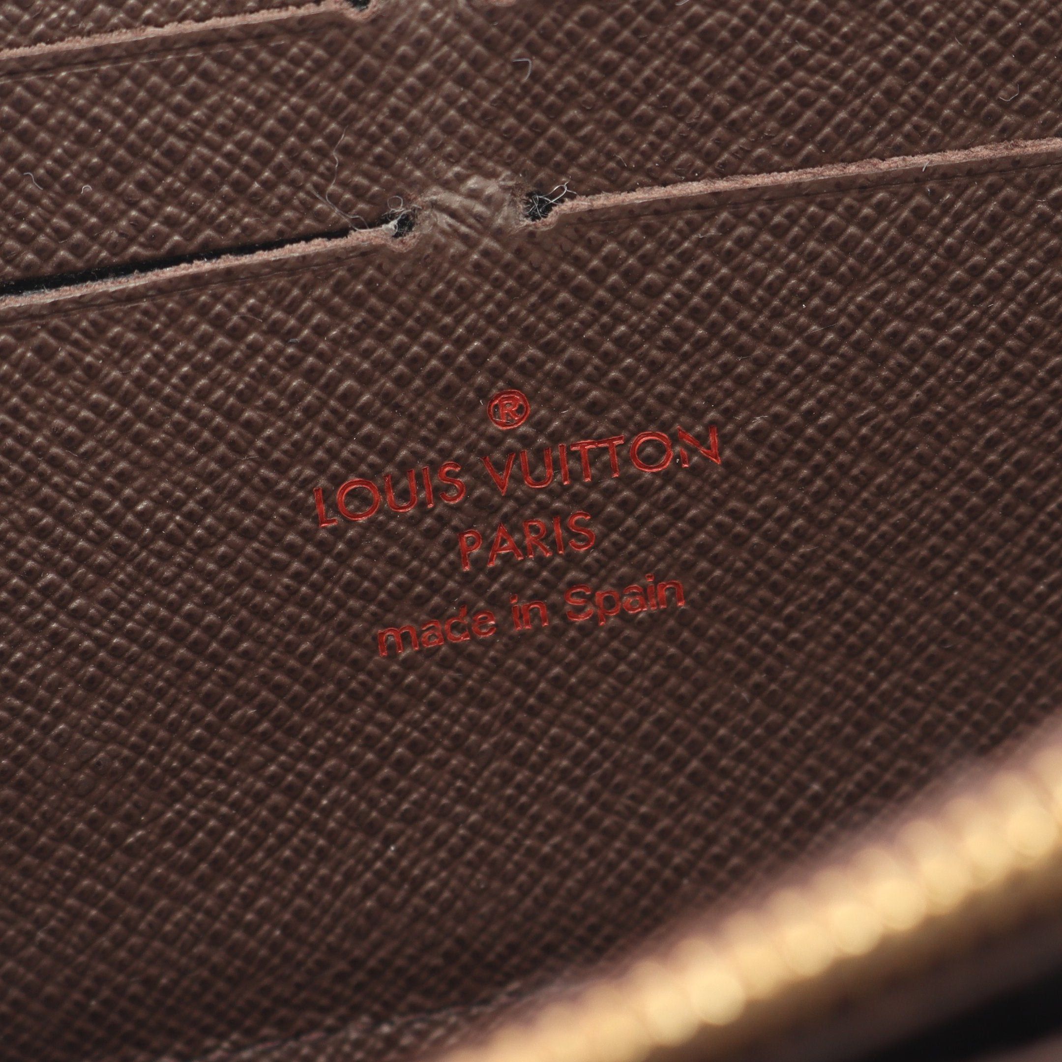 Louis Vuitton Louis Vuitton Zippy Wallet Damier Ebene Round Zipper Long Brown Size ONE SIZE - 4 Thumbnail