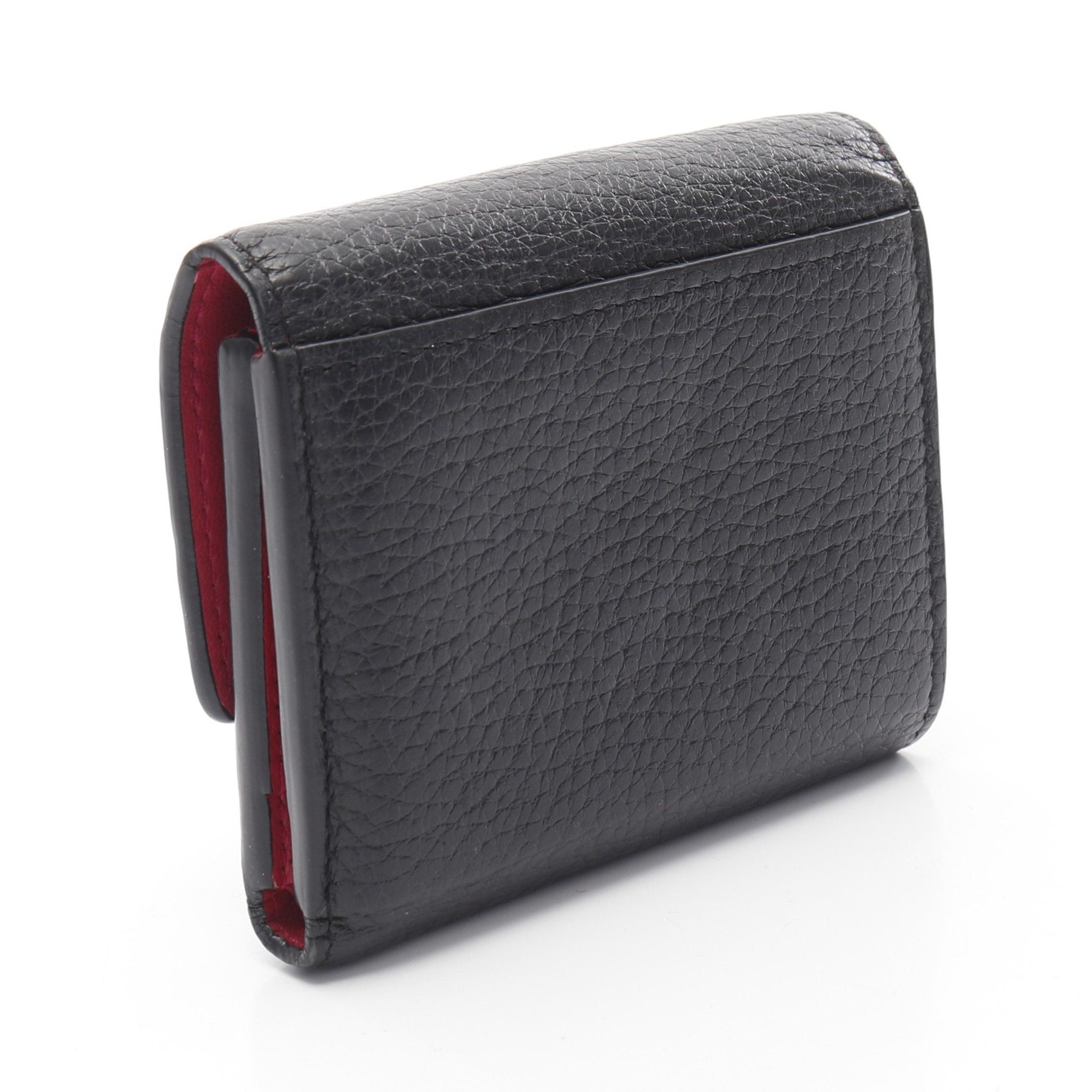 Louis Vuitton Louis Vuitton Portefeuille Capucines Xs Trifold Wallet Taurillon Leather Black Size ONE SIZE - 2 Thumbnail